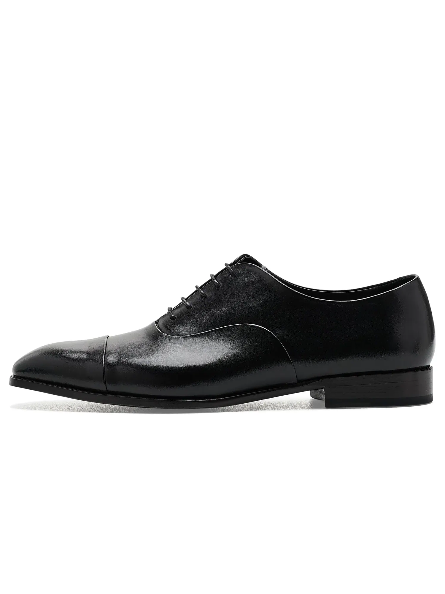 Оксфорды с закрытым носком Genoa Cap-Toe Oxfords Anthony Veer — изображение 4 из 4, черный