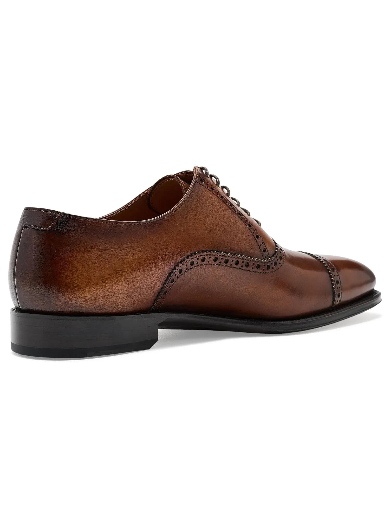 Оксфорды с перфорацией Windsor Brogue Cap-Toe Anthony Veer — изображение 3 из 4, винтажный бежевый