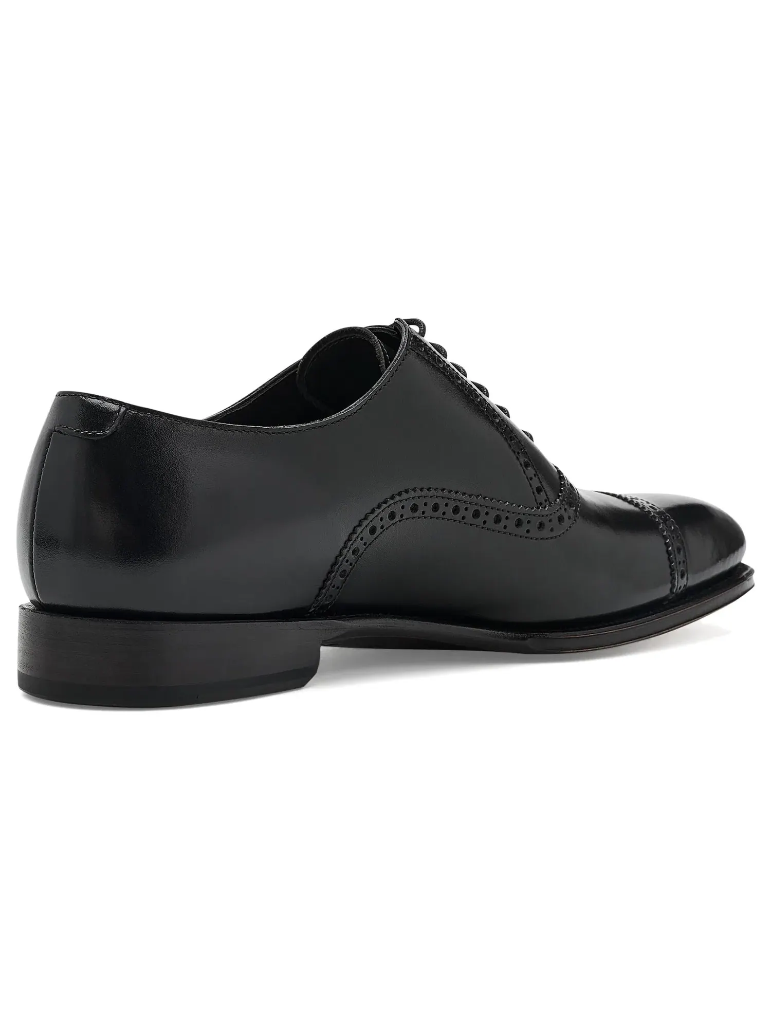 Оксфорды с перфорацией Windsor Brogue Cap-Toe Anthony Veer — изображение 3 из 4, черный