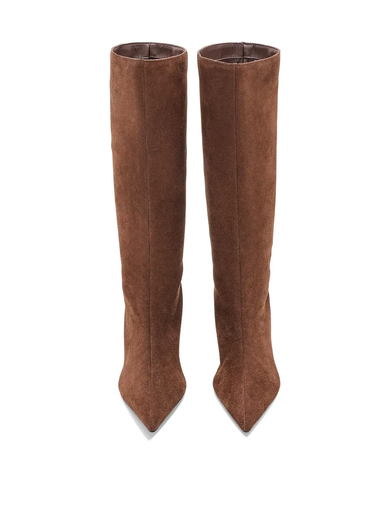 Низкие сапоги-шпильки Mabel Arezzo — изображение 2 из 4, какао