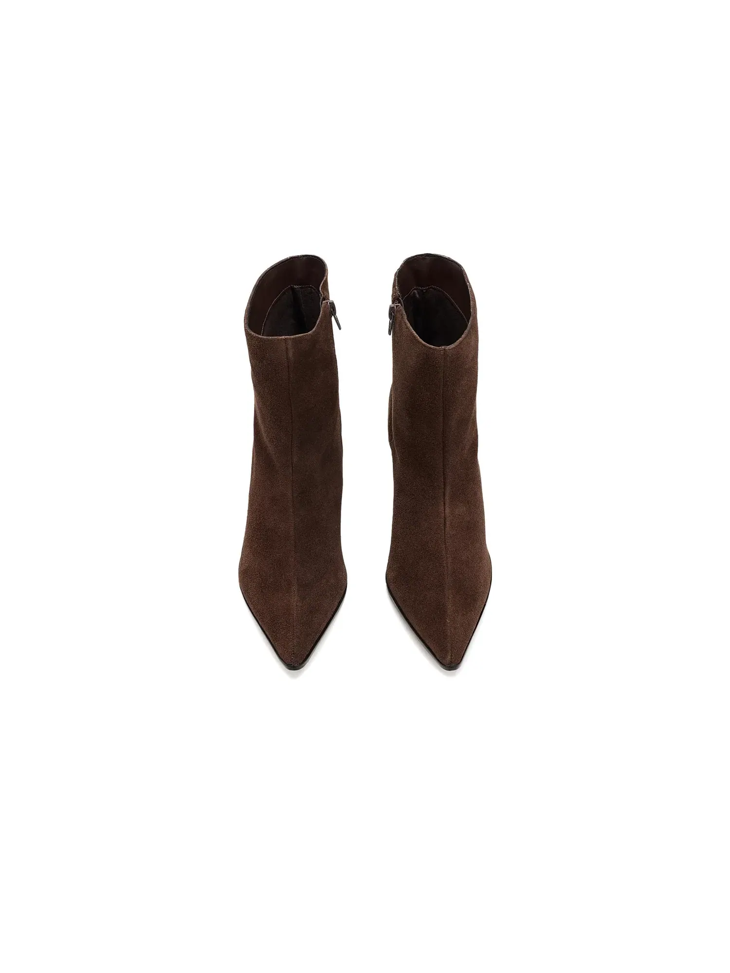 Ботинки Ally Mid Block Bootie Arezzo — изображение 2 из 4, какао