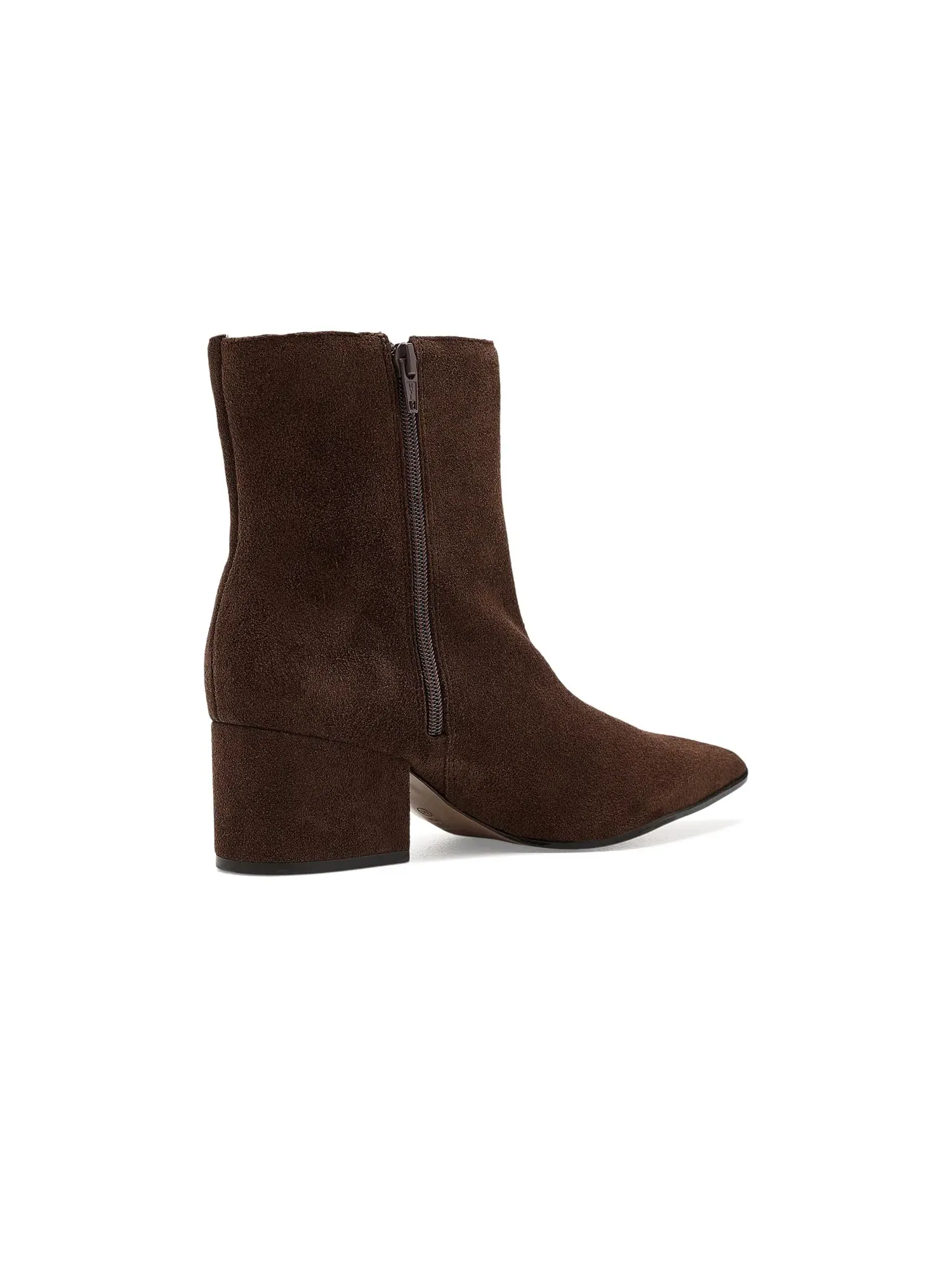 Ботинки Ally Mid Block Bootie Arezzo — изображение 3 из 4, какао