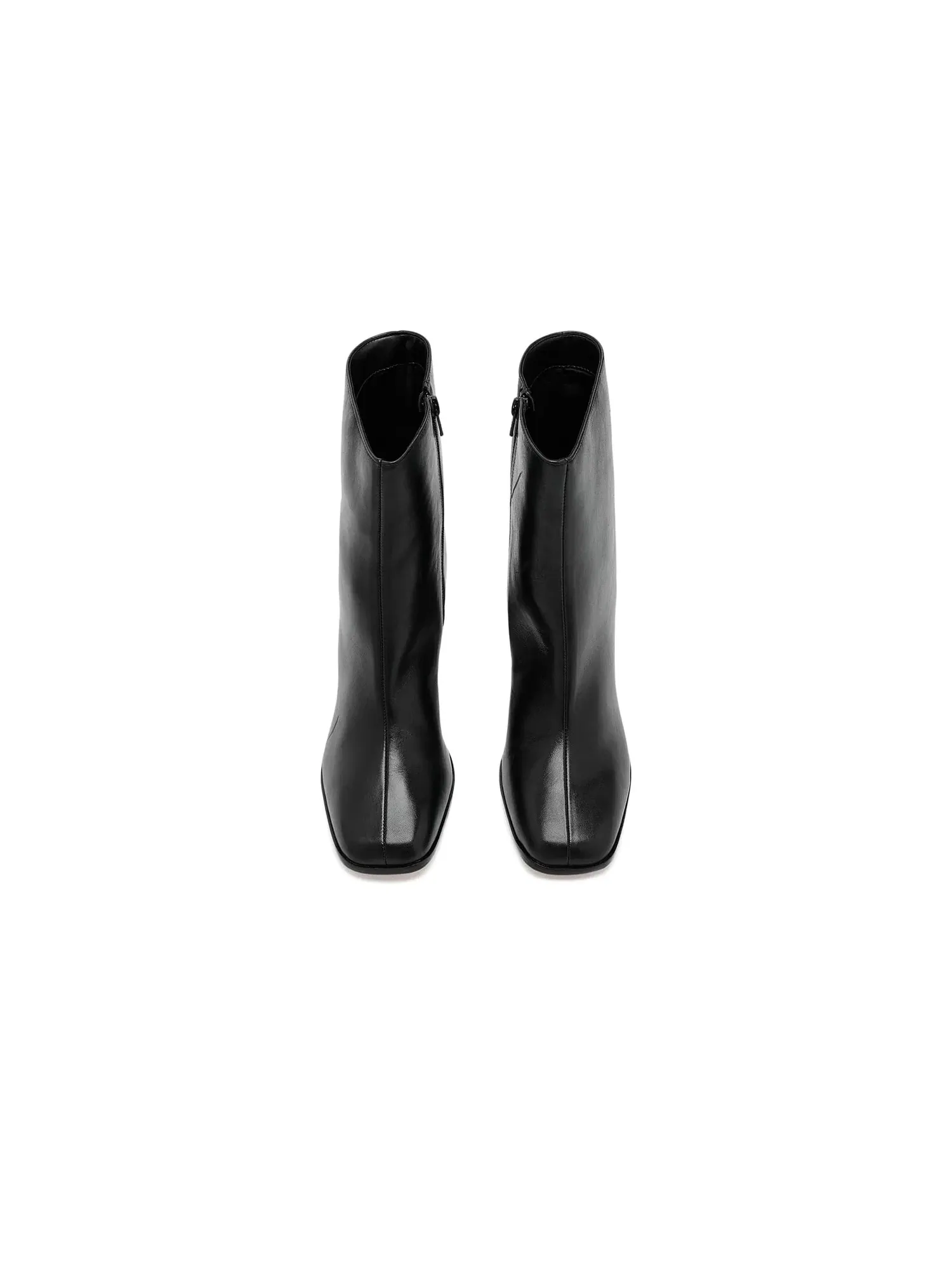 Ботинки Nancy Mid Block Bootie Arezzo — изображение 2 из 4, черный