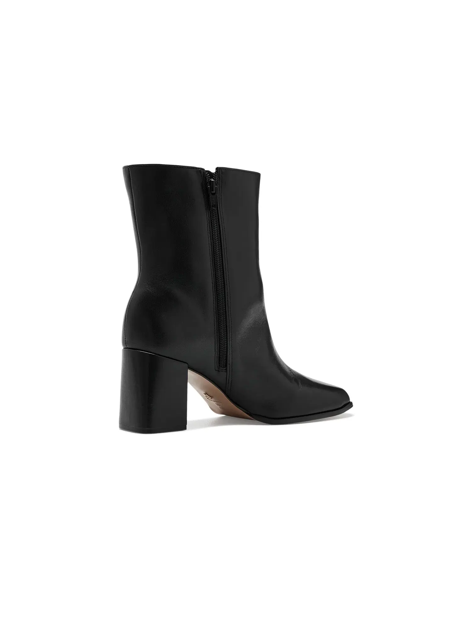 Ботинки Nancy Mid Block Bootie Arezzo — изображение 3 из 4, черный