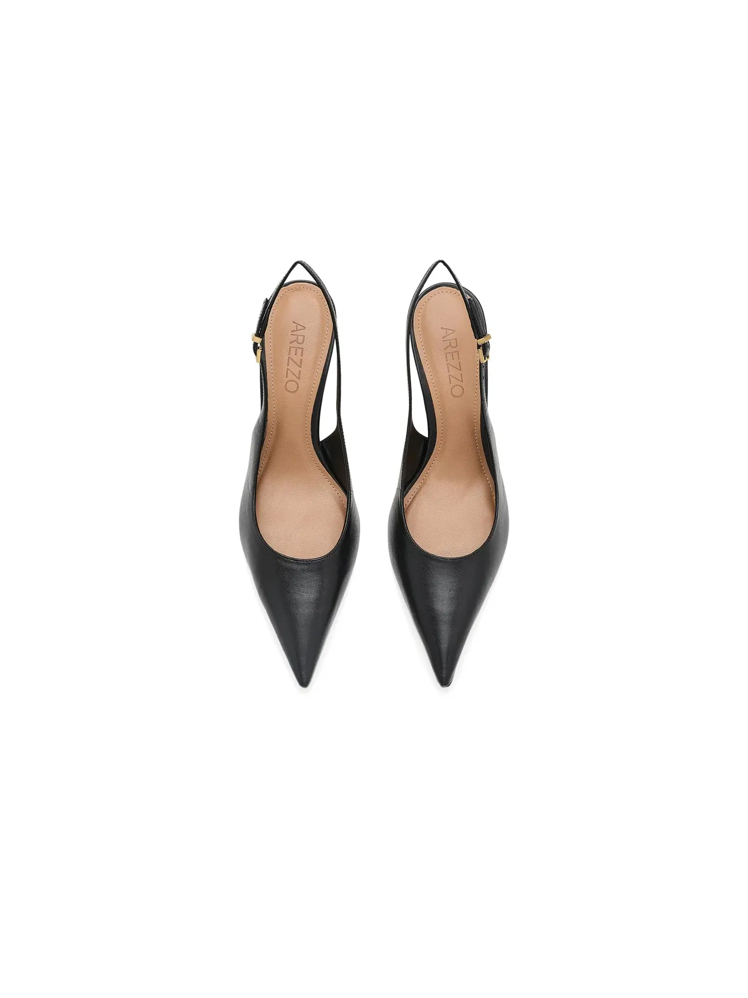 Туфли на каблуке-танкетке Rowen Wedge Pumps Arezzo — изображение 2 из 4, черный