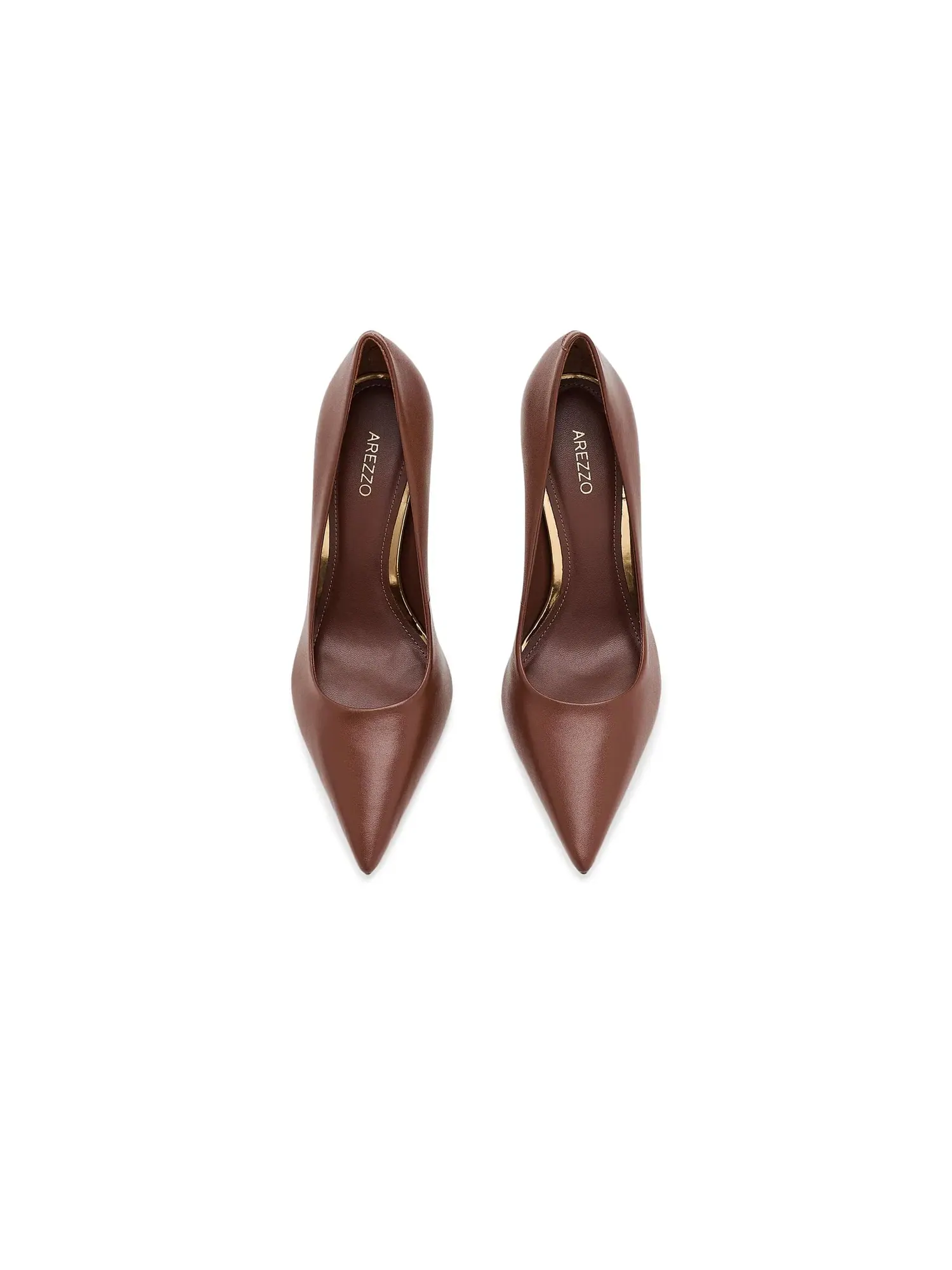 Туфли на высоком каблуке Emily High Stiletto Pumps Arezzo — изображение 2 из 4, коричневый