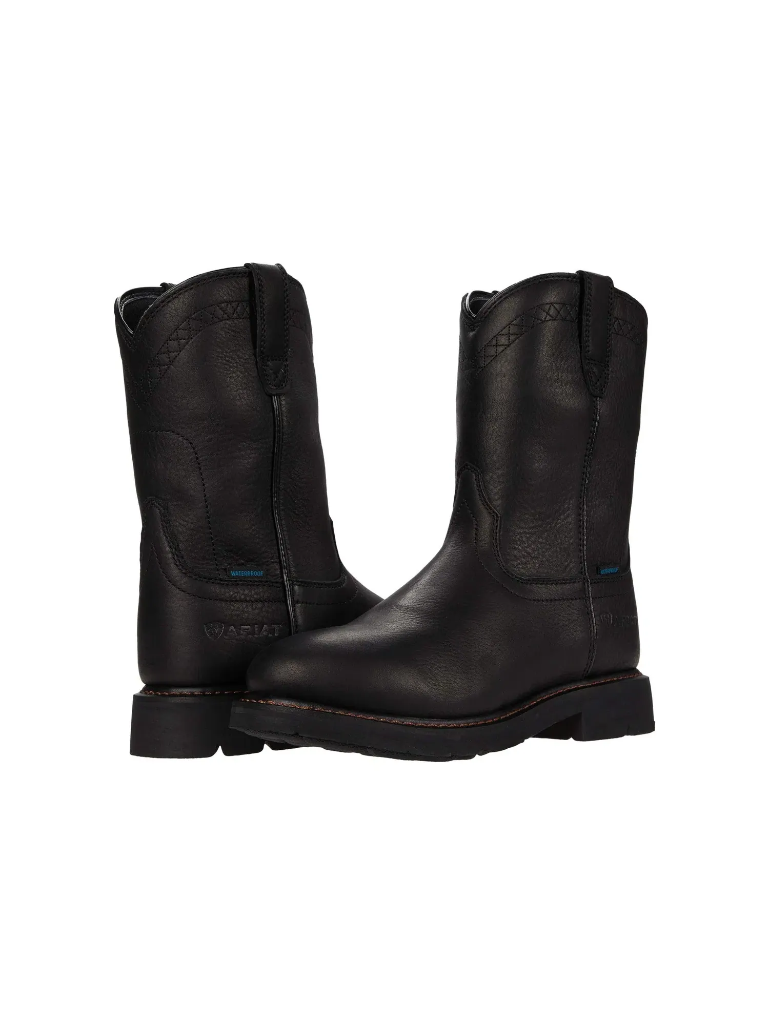 Водонепроницаемые ботинки Sierra Waterproof Soft Toe Ariat Work — черный