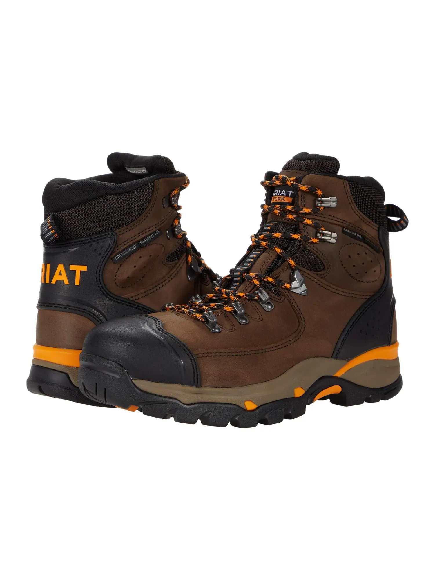 Водонепроницаемые рабочие ботинки Endeavor 6" Waterproof Carbon Toe Ariat Work — коричневый