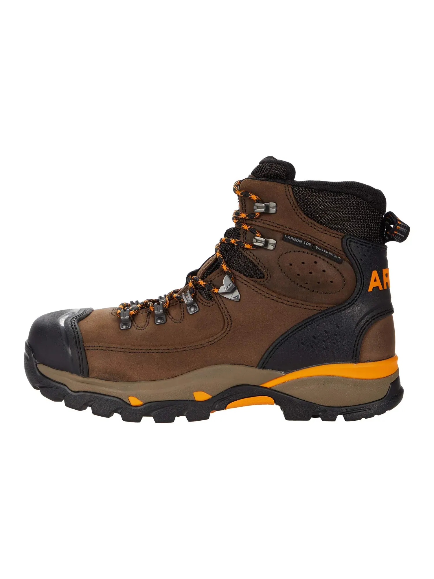 Водонепроницаемые рабочие ботинки Endeavor 6" Waterproof Carbon Toe Ariat Work — изображение 4 из 4, коричневый