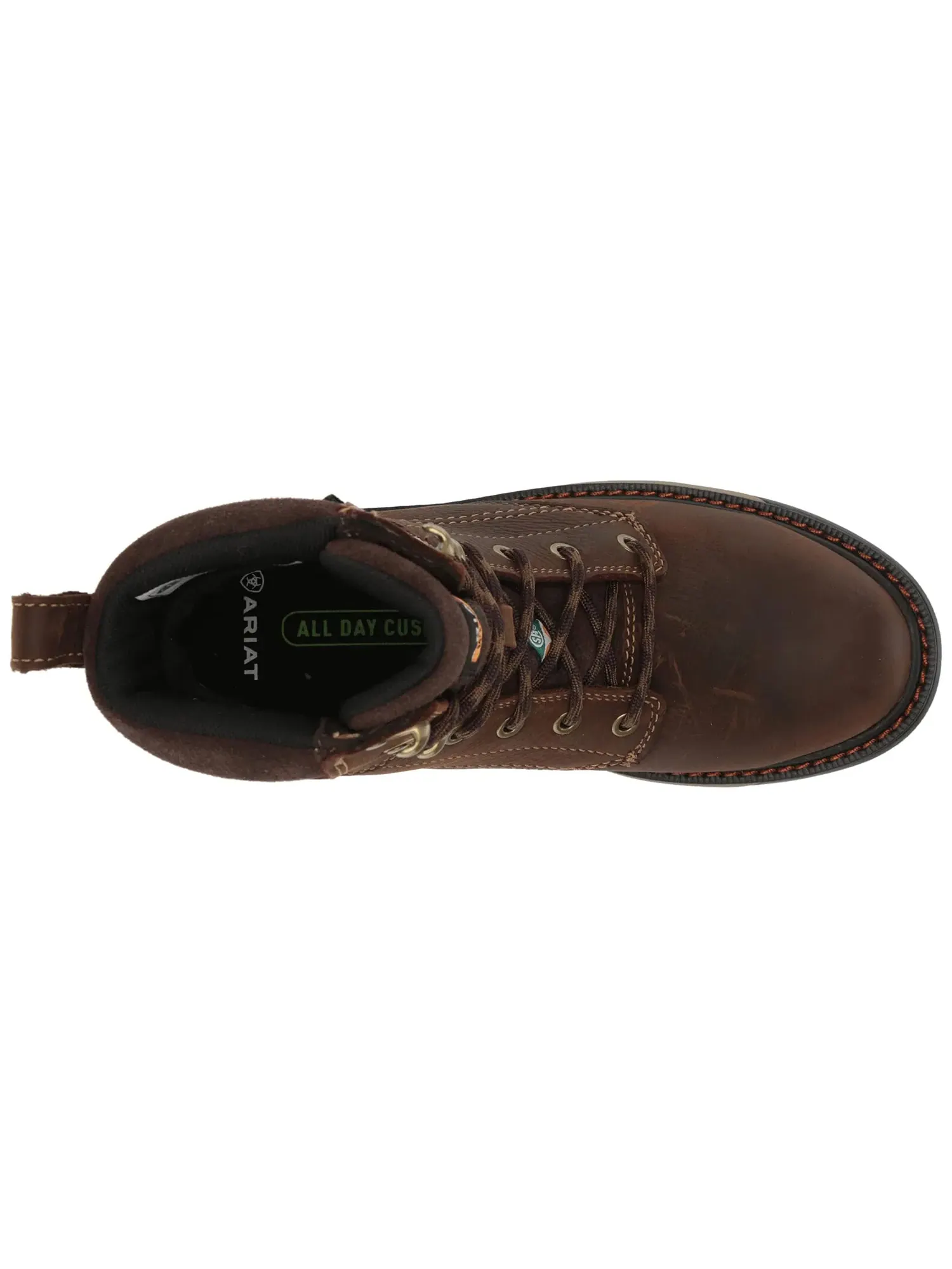 Рабочие ботинки Riveter 8" CSA Glacier Grip Waterproof 400g с композитным носком Ariat Work — изображение 2 из 4, коричневый