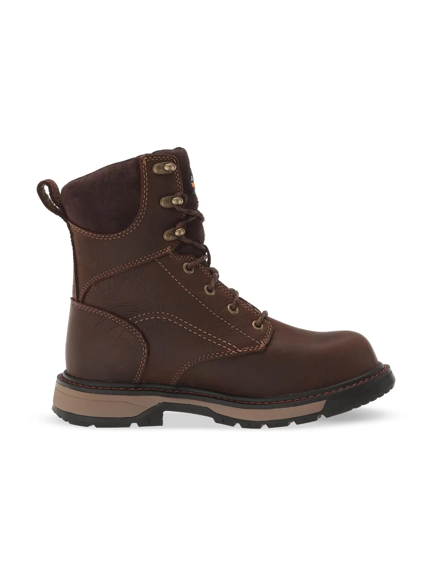 Рабочие ботинки Riveter 8" CSA Glacier Grip Waterproof 400g с композитным носком Ariat Work — изображение 3 из 4, коричневый