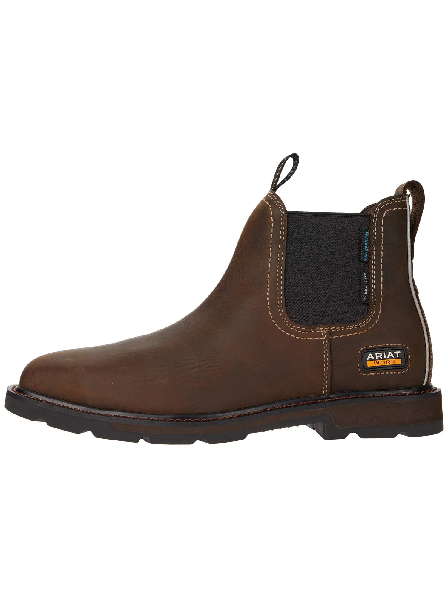 Водонепроницаемые рабочие ботинки Groundbreaker Chelsea Wide Square Toe Waterproof Steel Toe Ariat Work — изображение 4 из 4