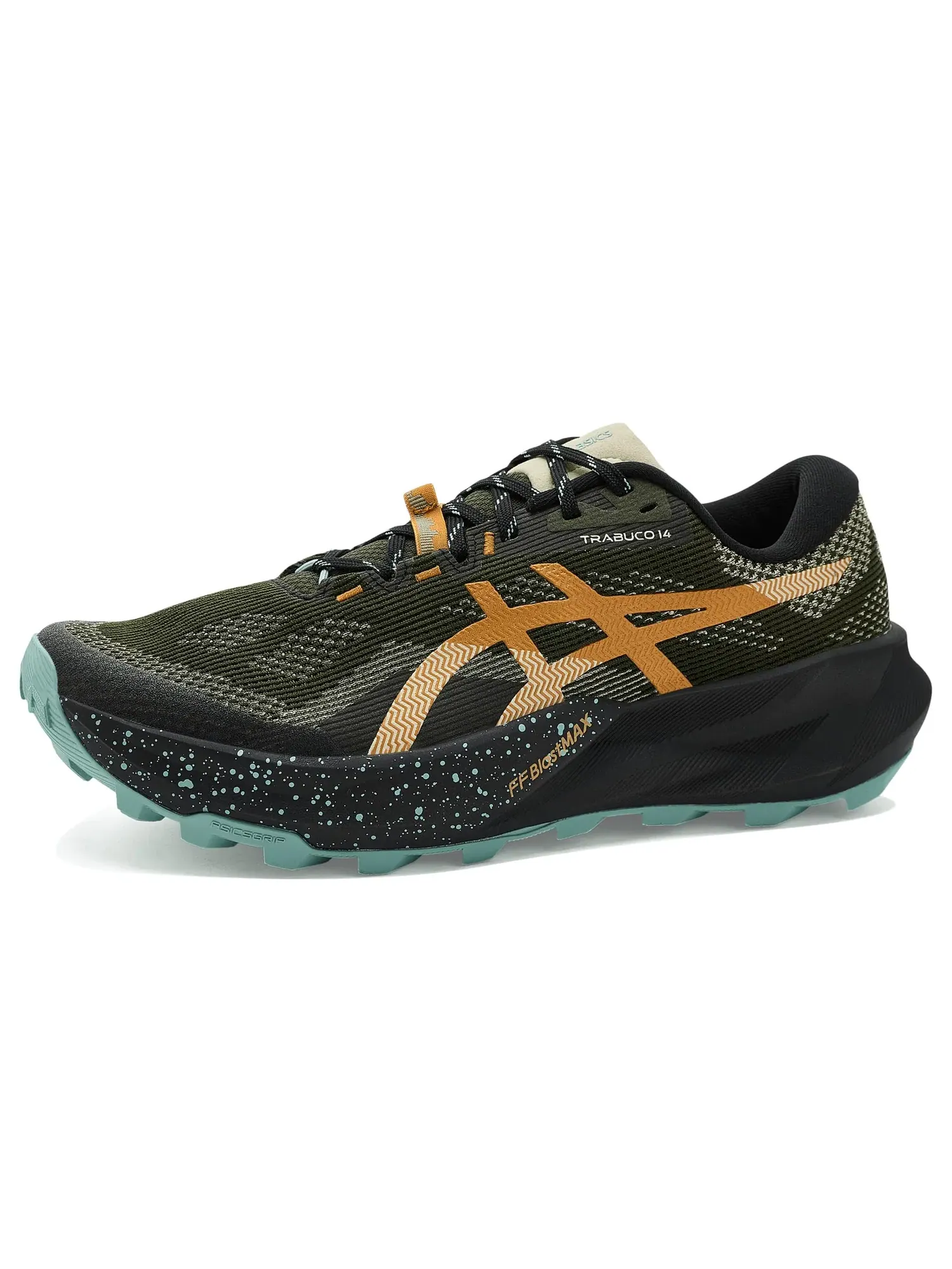 Кроссовки Trabuco 14 Asics — изображение 1 из 4, винтажный хаки/черный