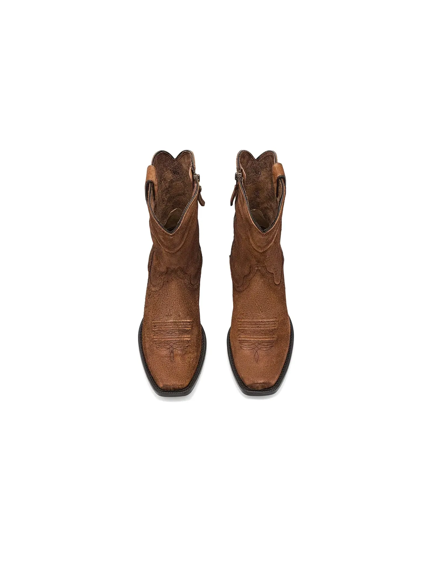 Ковбойские сапоги Oliver с узким носком и режущим носком Ariat — изображение 2 из 4, коричневый