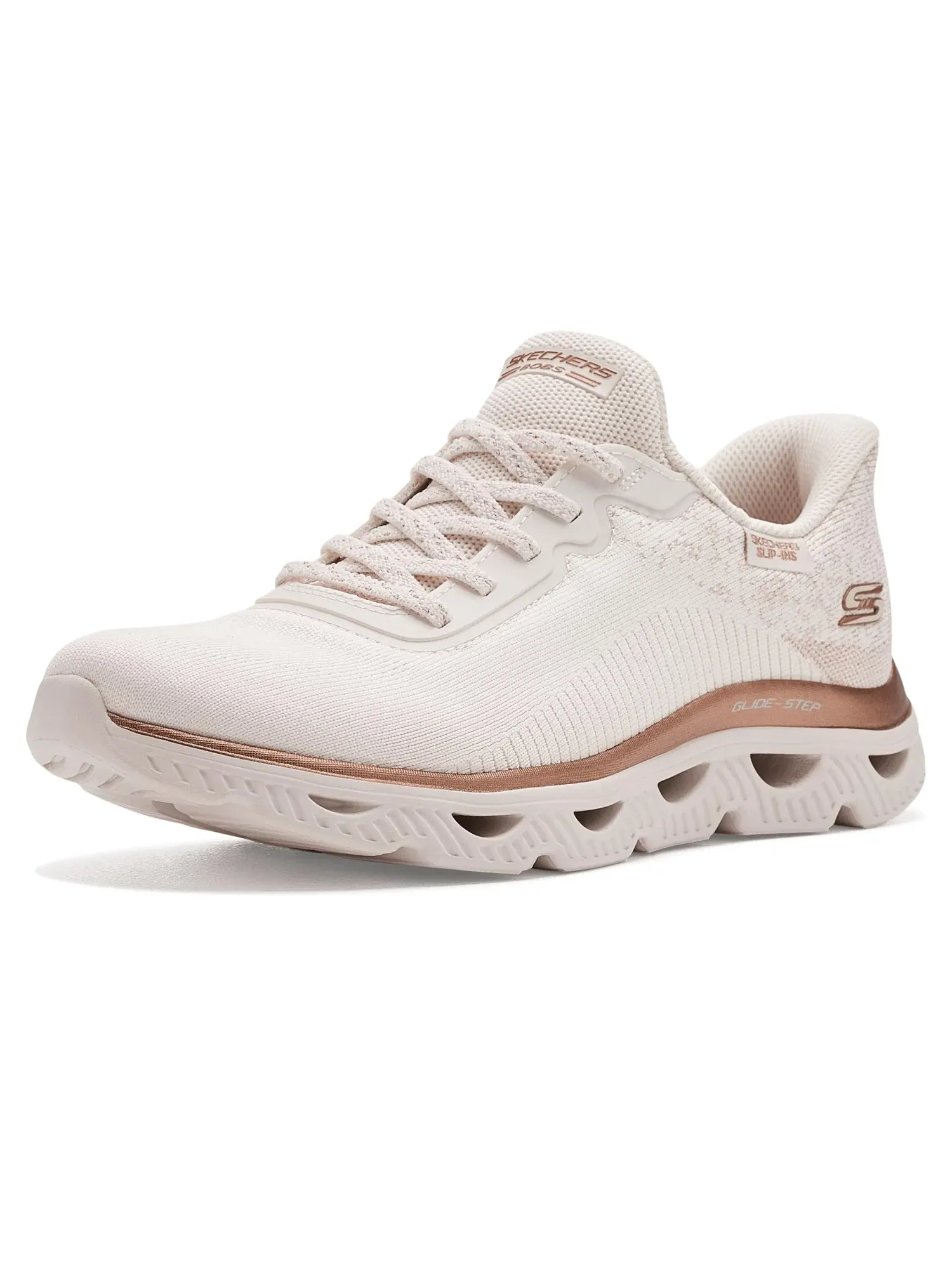 Кроссовки Arc Waves Bobs From Skechers — изображение 1 из 4, золотистый
