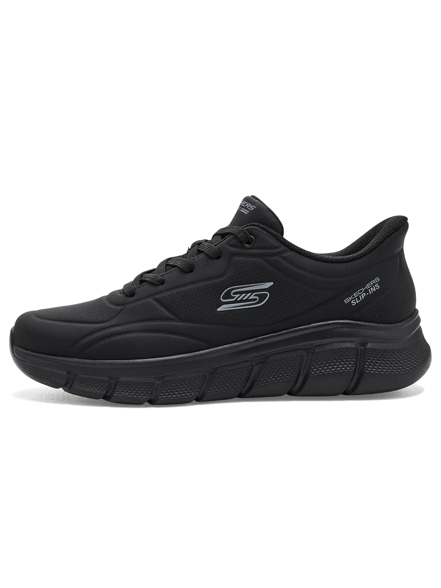 Кроссовки B Flex - Smooth Edge Hands Free Slip-Ins Bobs From Skechers — изображение 4 из 4, черный/черный