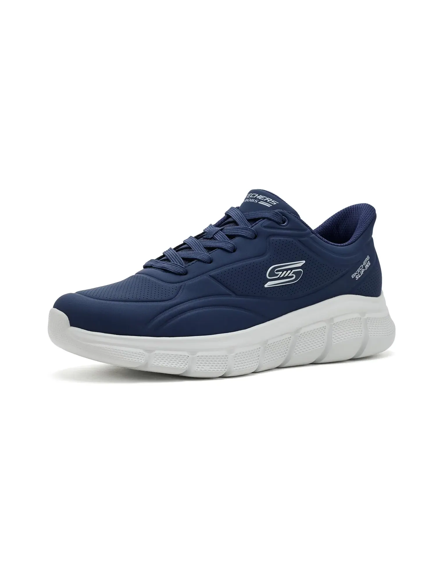 Кроссовки B Flex - Smooth Edge Hands Free Slip-Ins Bobs From Skechers — изображение 1 из 4, темно-синий