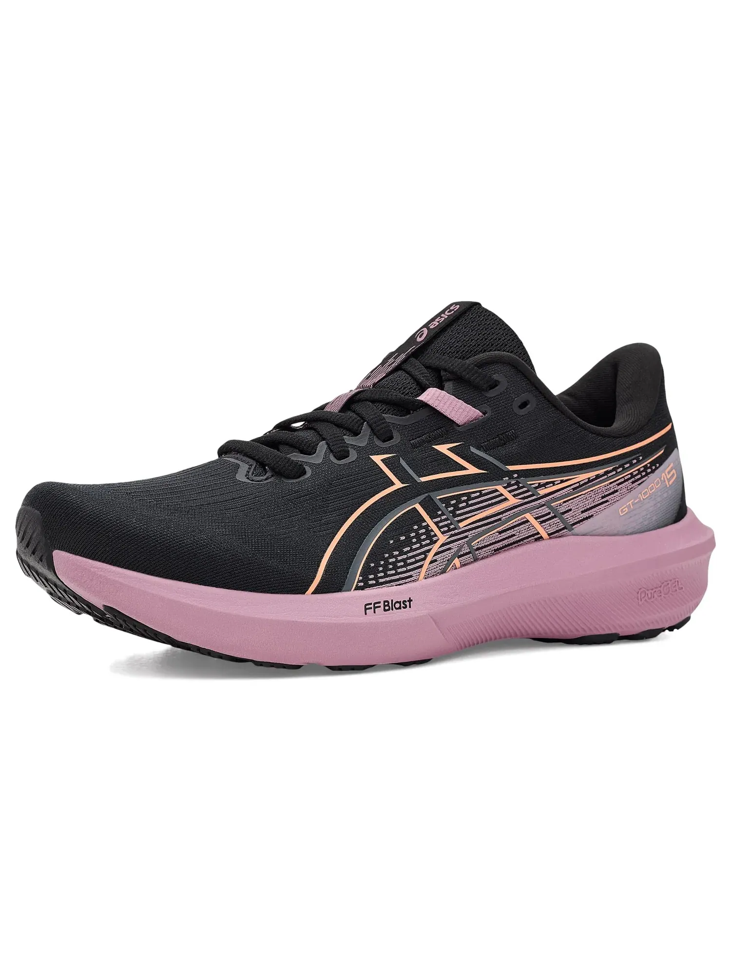 Кроссовки GT-1000 15 Asics — изображение 1 из 4, черный/фиолетовый
