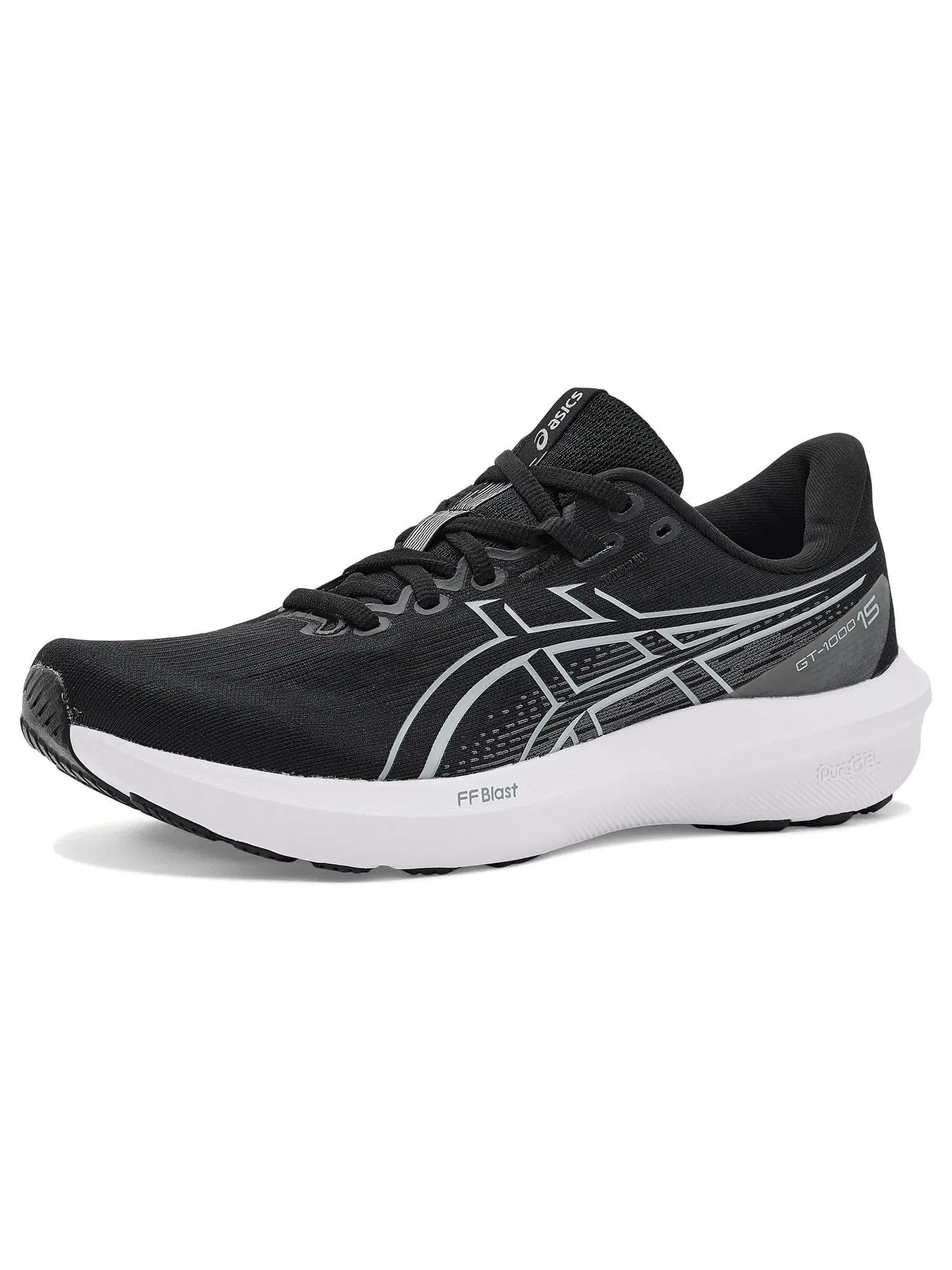 Кроссовки GT-1000 15 Asics — изображение 1 из 4, черный/белый