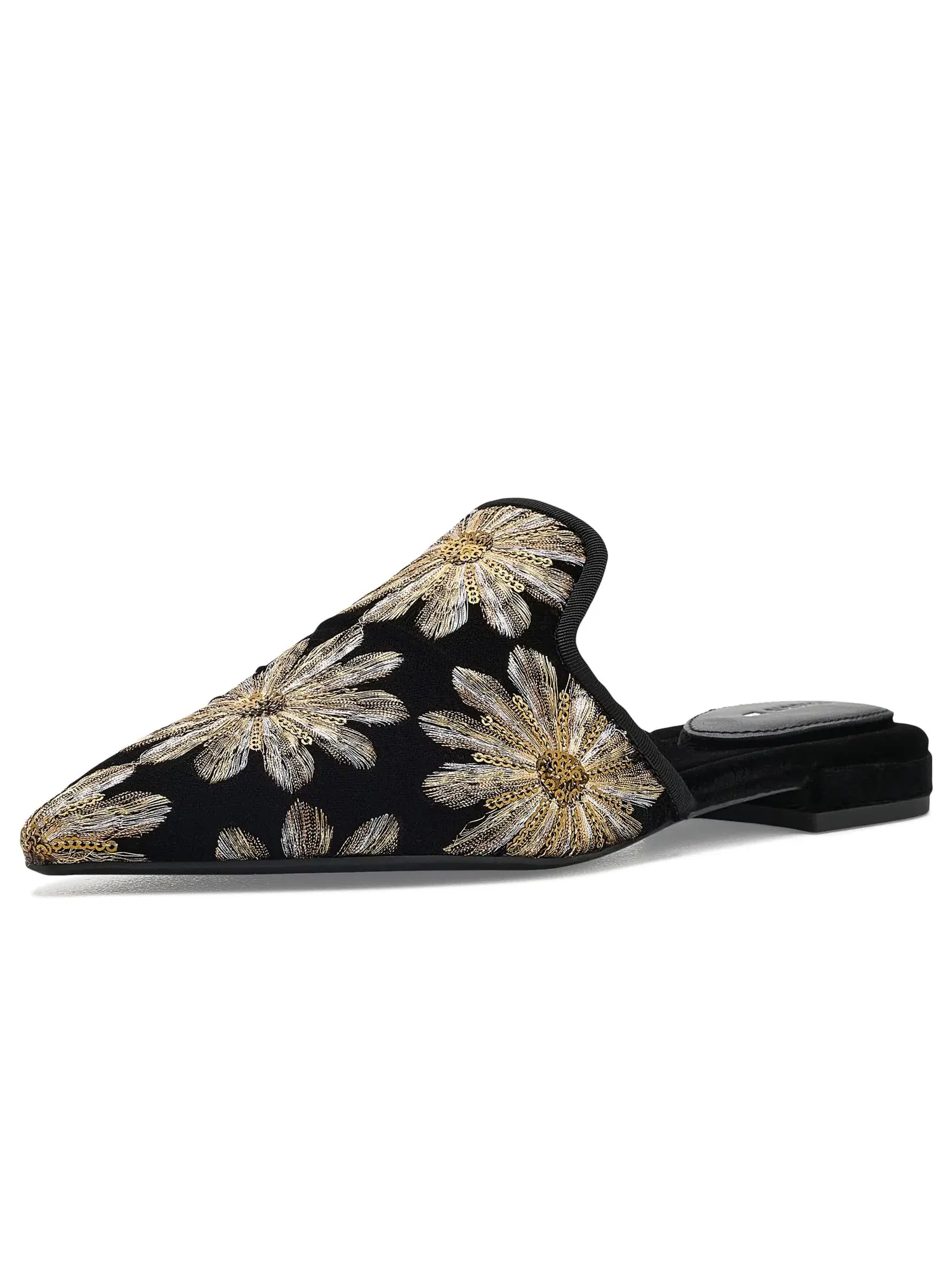 Мюли Goldfinch 15 Mules Starburst Velvet Birdies — изображение 1 из 4, черный золотистый