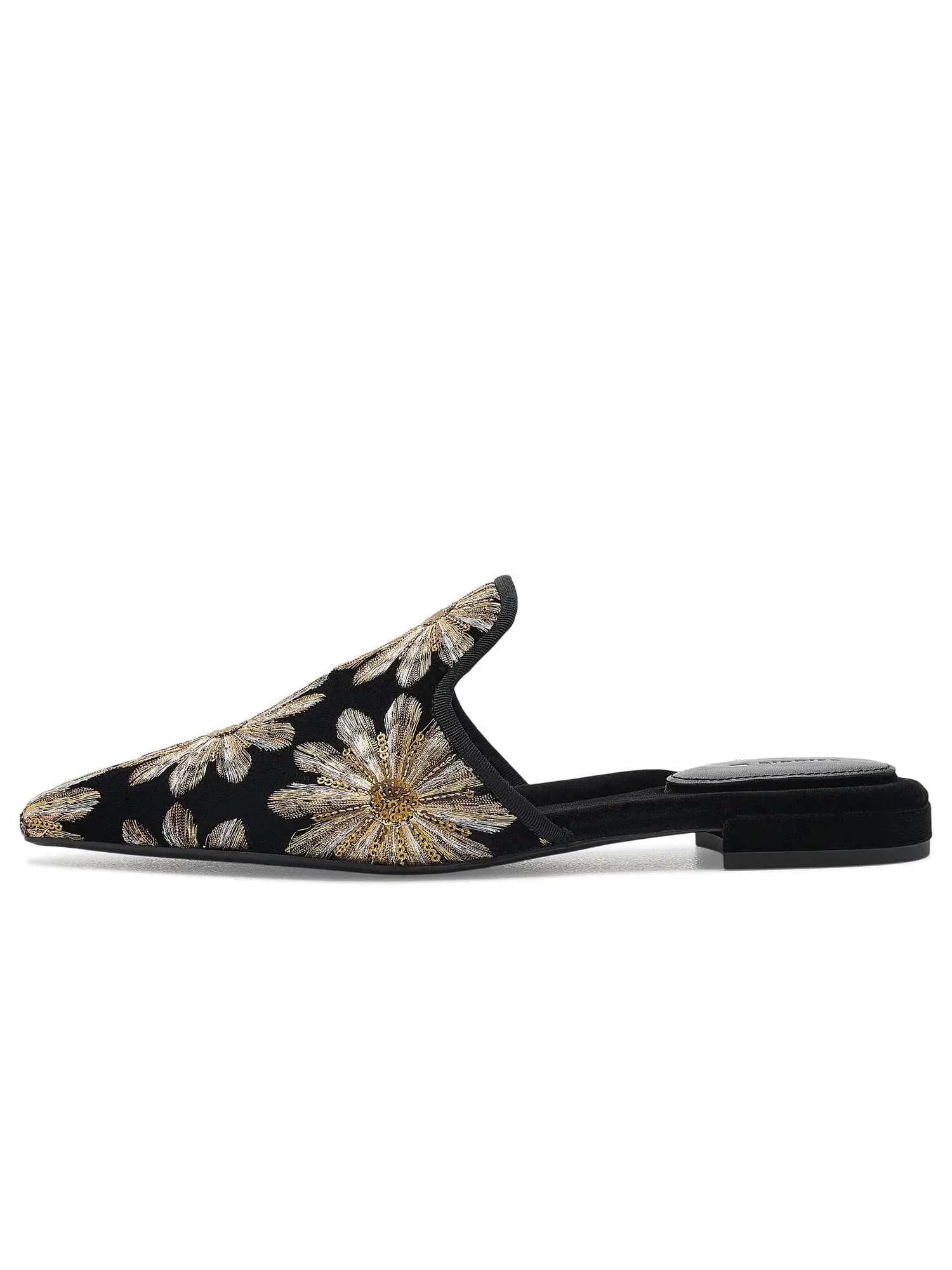 Мюли Goldfinch 15 Mules Starburst Velvet Birdies — изображение 4 из 4, черный золотистый