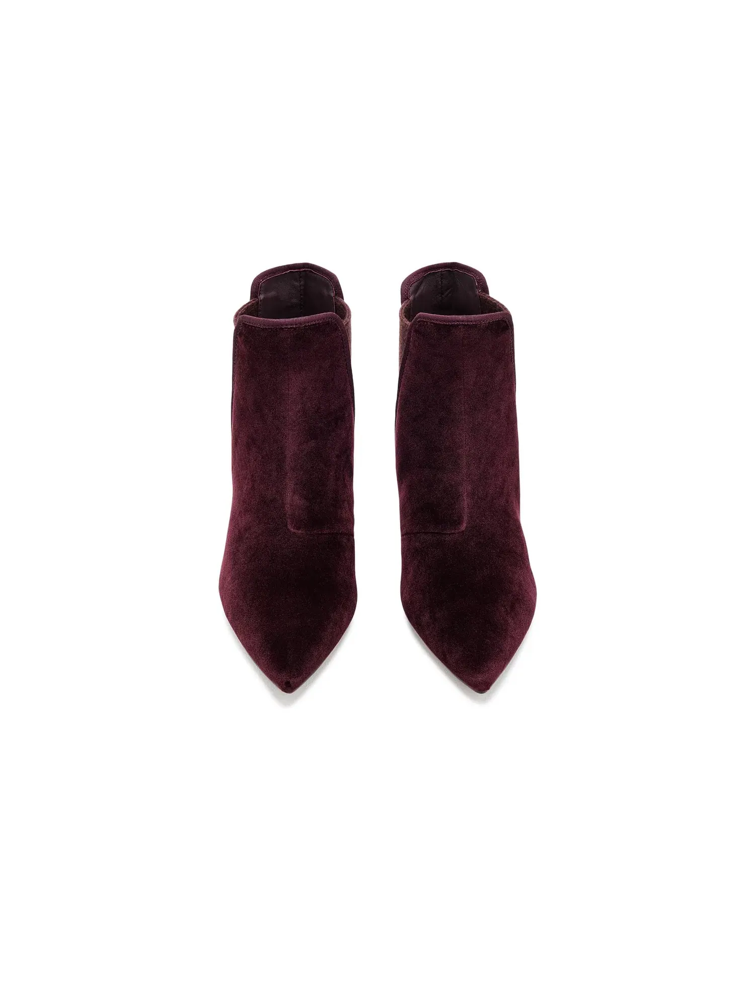 Ботинки Goldfinch 40 Chelsea Velvet Birdies — изображение 2 из 4, бордовый