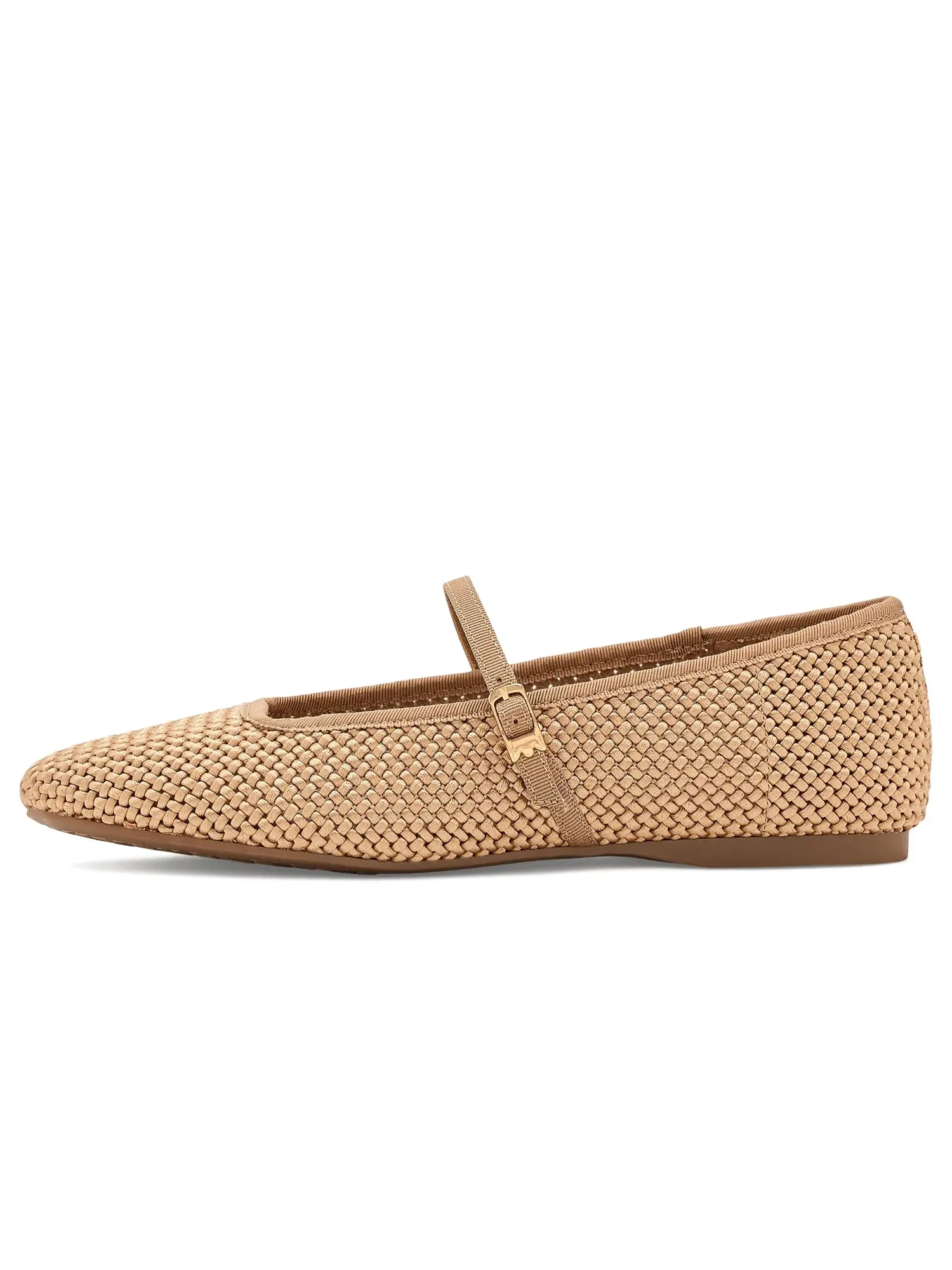 Балетки Hummingbird Mary Jane Woven Satin Birdies — изображение 4 из 4, золотистый