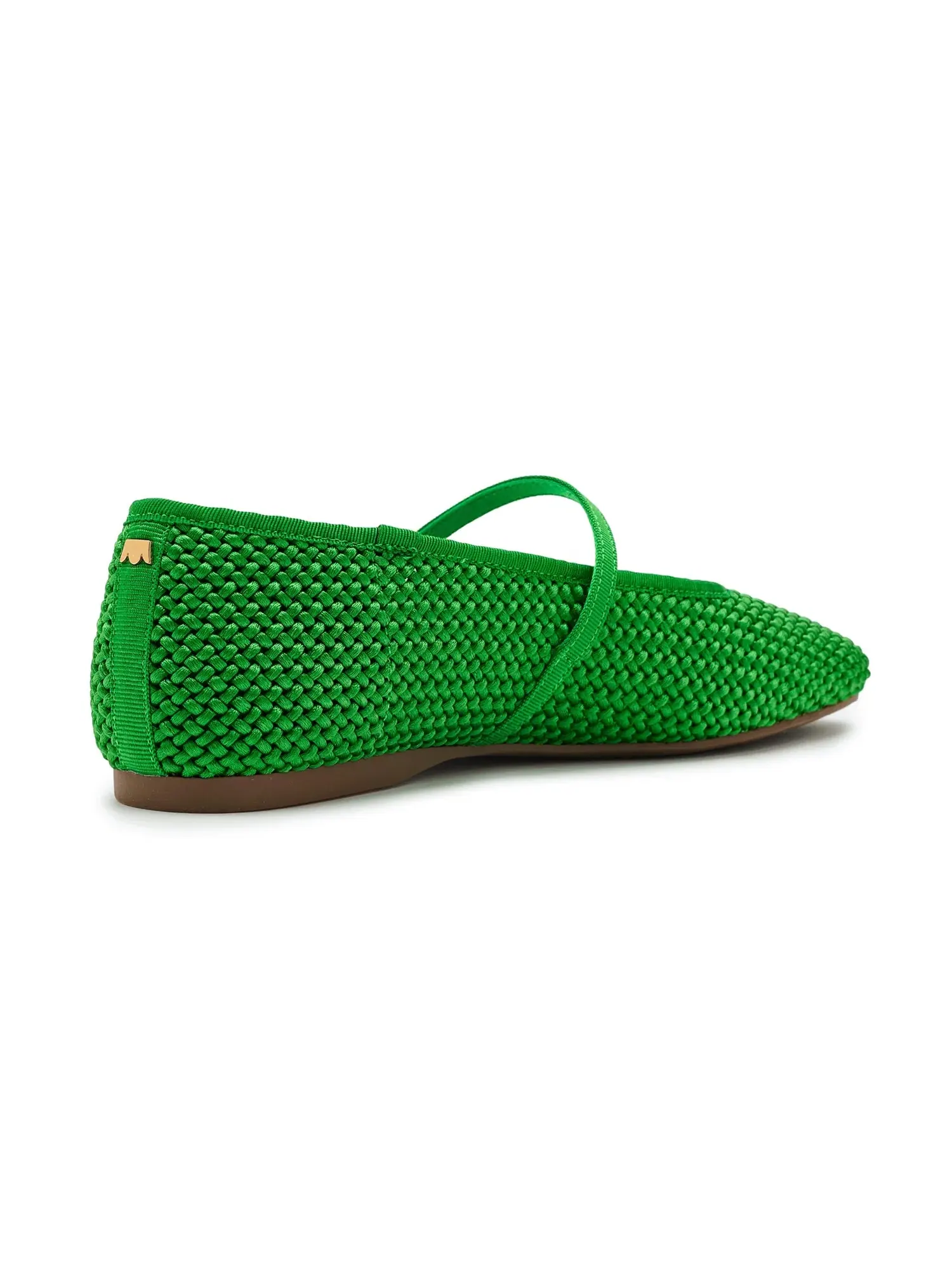 Балетки Hummingbird Mary Jane Woven Satin Birdies — изображение 3 из 4, зеленый