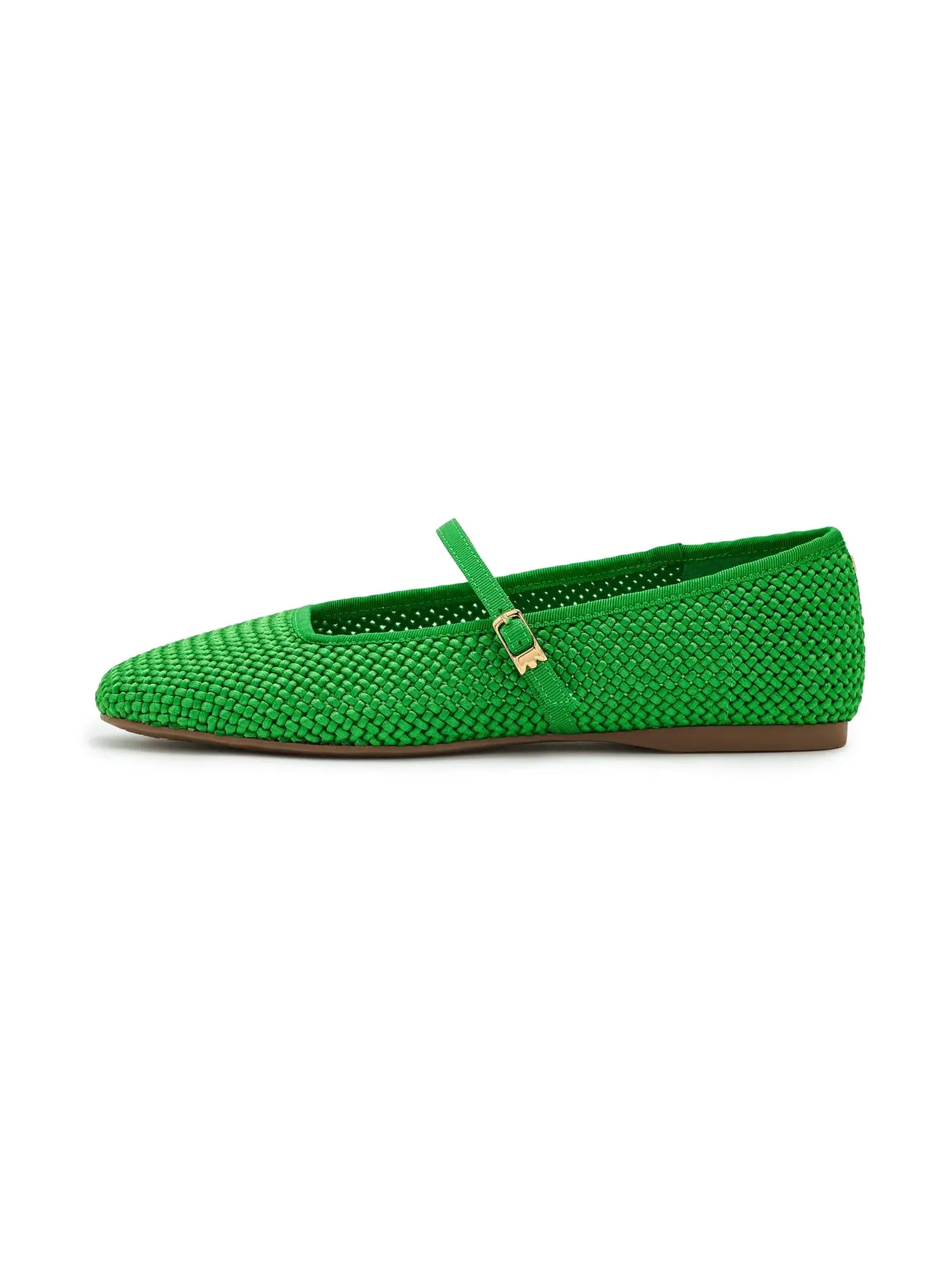 Балетки Hummingbird Mary Jane Woven Satin Birdies — изображение 4 из 4, зеленый