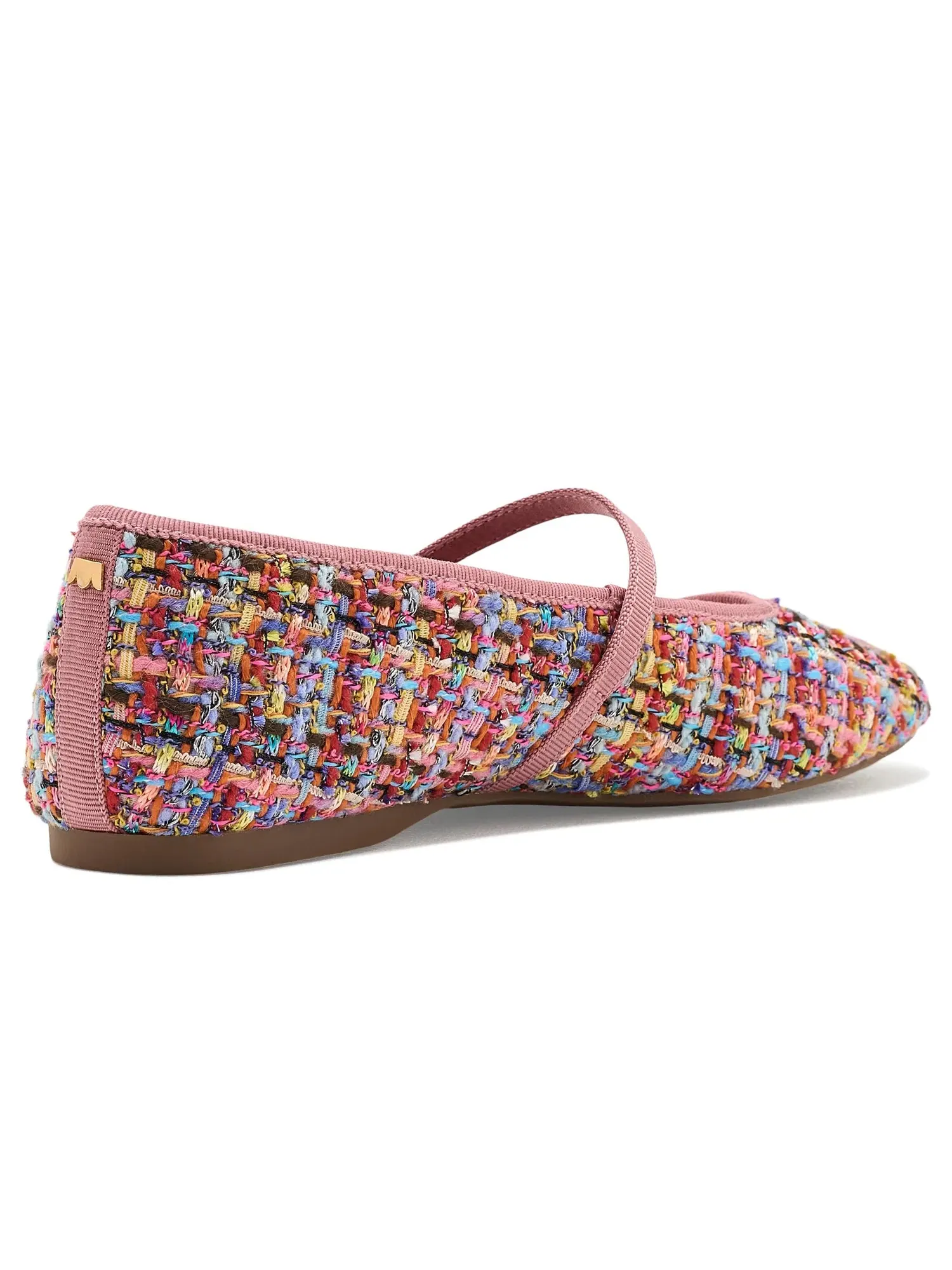 Балетки Hummingbird Mary Jane Tweed Birdies — изображение 3 из 4, розовый мульти