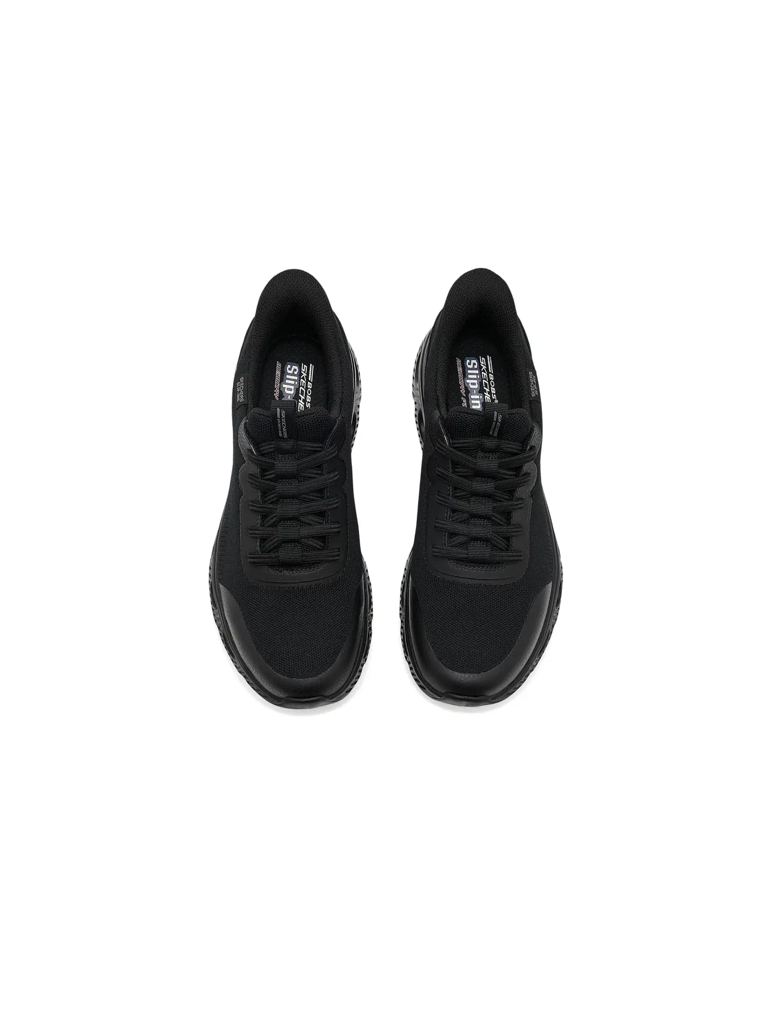 Кроссовки Bobs Arc Waves - Upper Motion Glide-Step Hands-Free Slip-Ins Bobs From Skechers — изображение 2 из 4, черный/черный