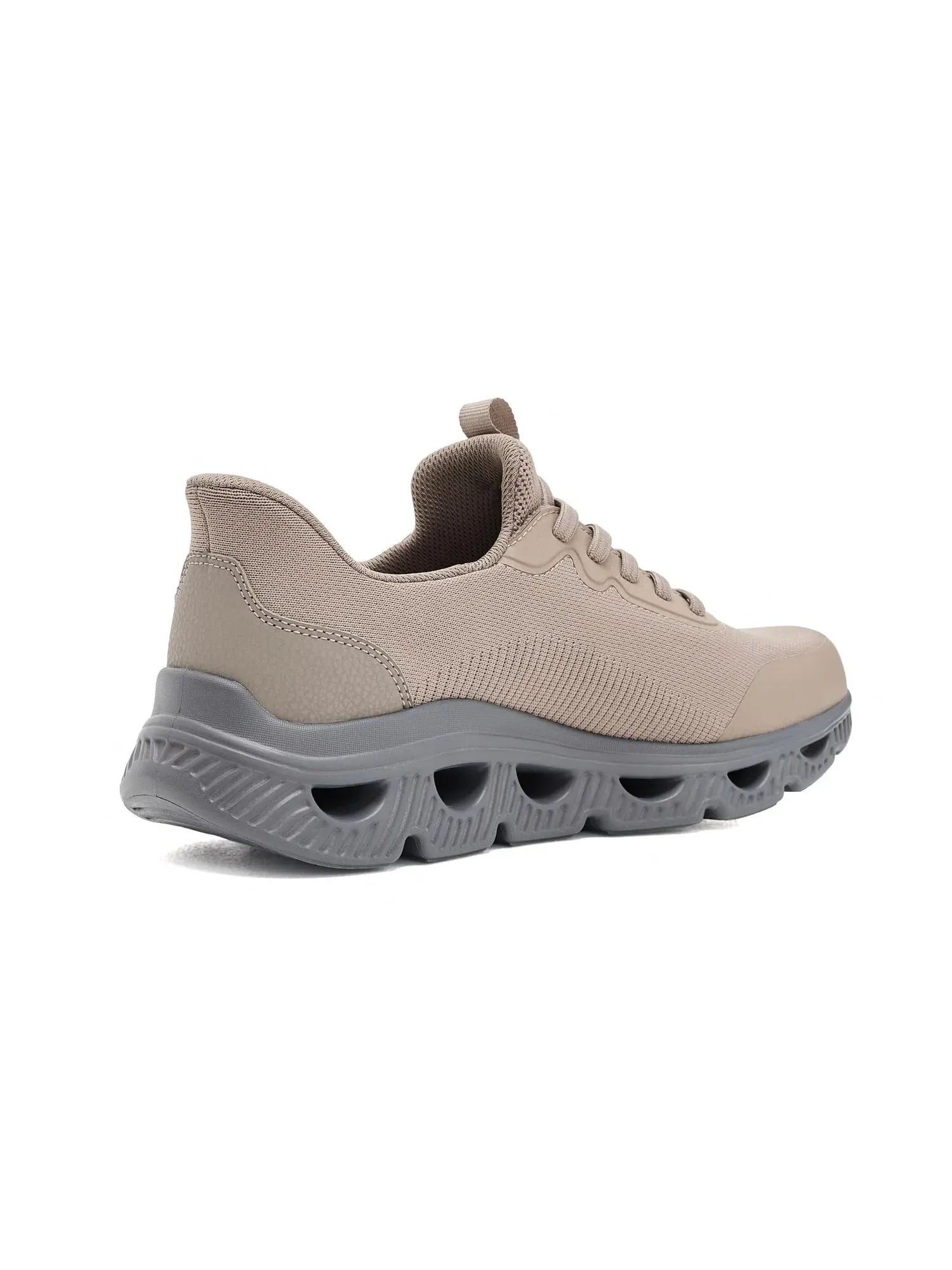 Кроссовки Bobs Arc Waves - Upper Motion Glide-Step Hands-Free Slip-Ins Bobs From Skechers — изображение 3 из 4, тауп