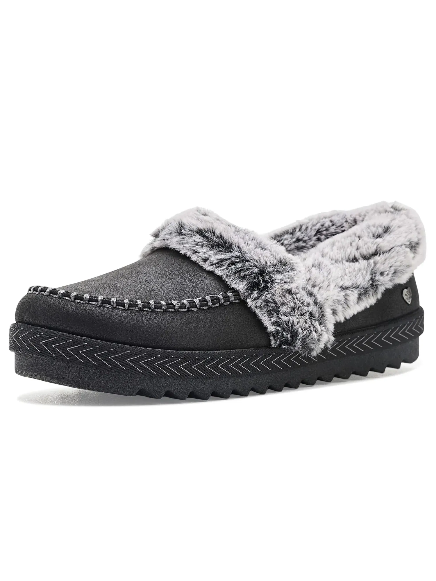 Тапочки Cozy Kiss - Snug Stitch Bobs From Skechers — изображение 1 из 4, черный/черный