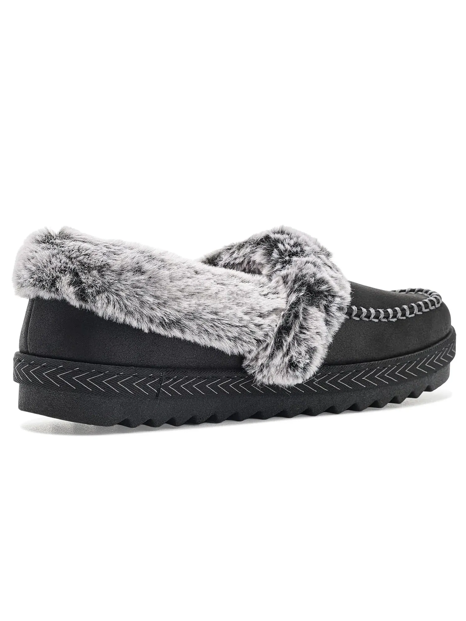 Тапочки Cozy Kiss - Snug Stitch Bobs From Skechers — изображение 3 из 4, черный/черный