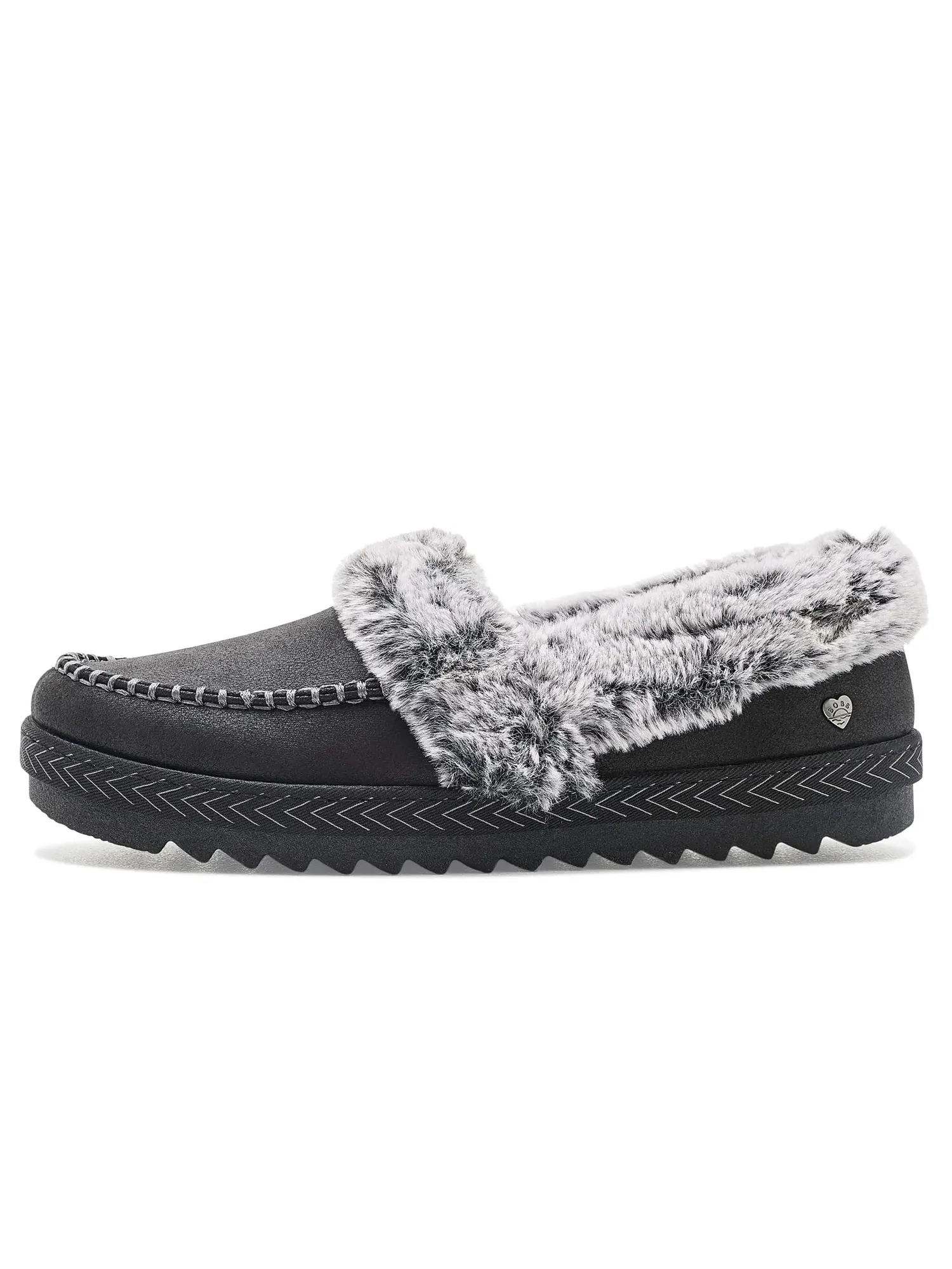 Тапочки Cozy Kiss - Snug Stitch Bobs From Skechers — изображение 4 из 4, черный/черный