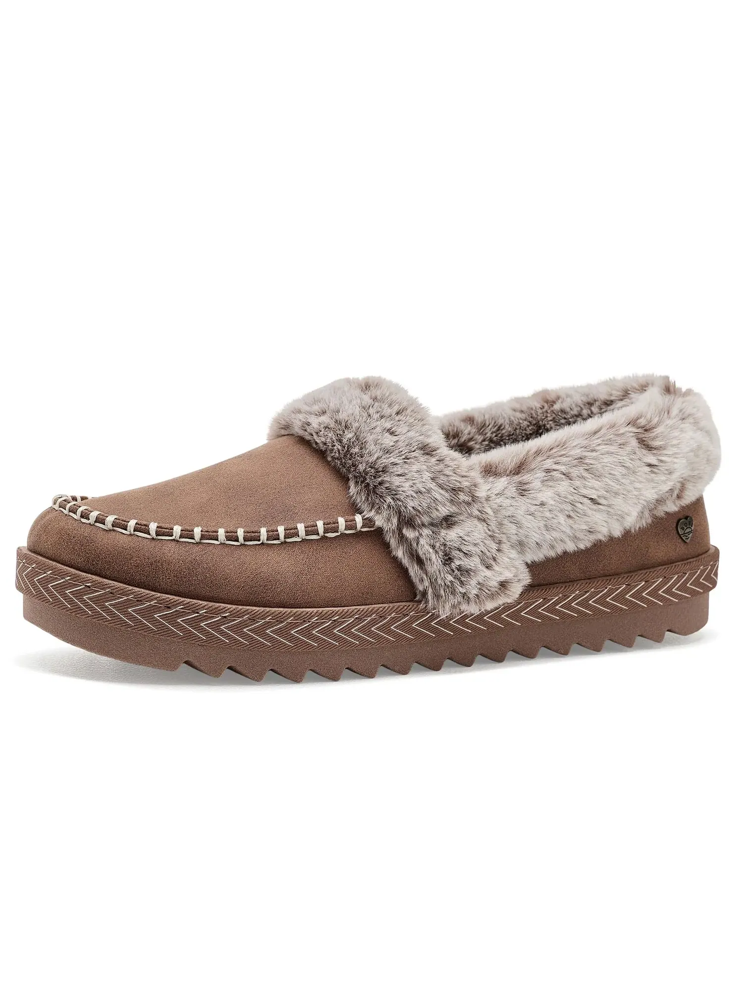 Тапочки Cozy Kiss - Snug Stitch Bobs From Skechers — изображение 1 из 4, орех