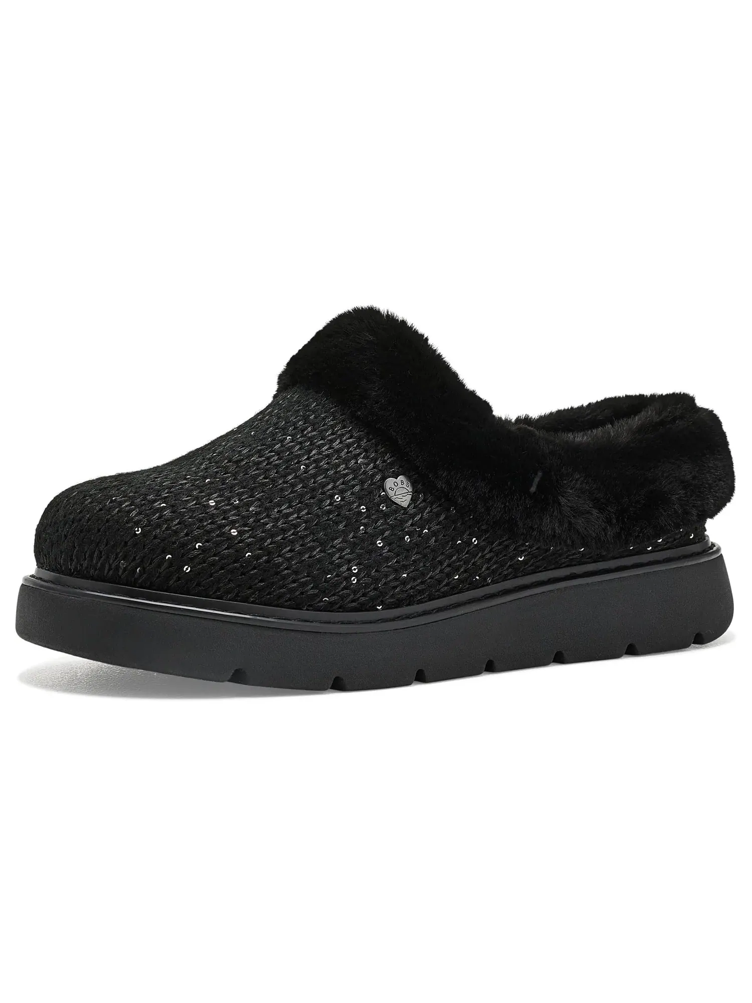 Тапочки Keepsakes Lite - B Bright Bobs From Skechers — изображение 1 из 4, черный/черный