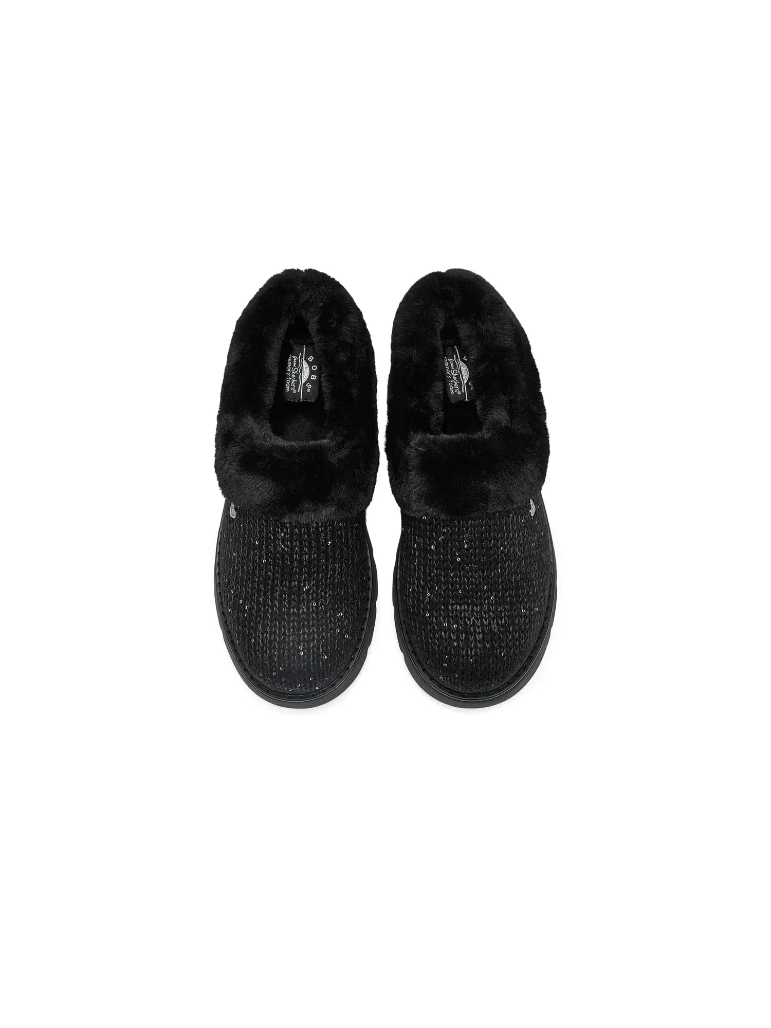 Тапочки Keepsakes Lite - B Bright Bobs From Skechers — изображение 2 из 4, черный/черный