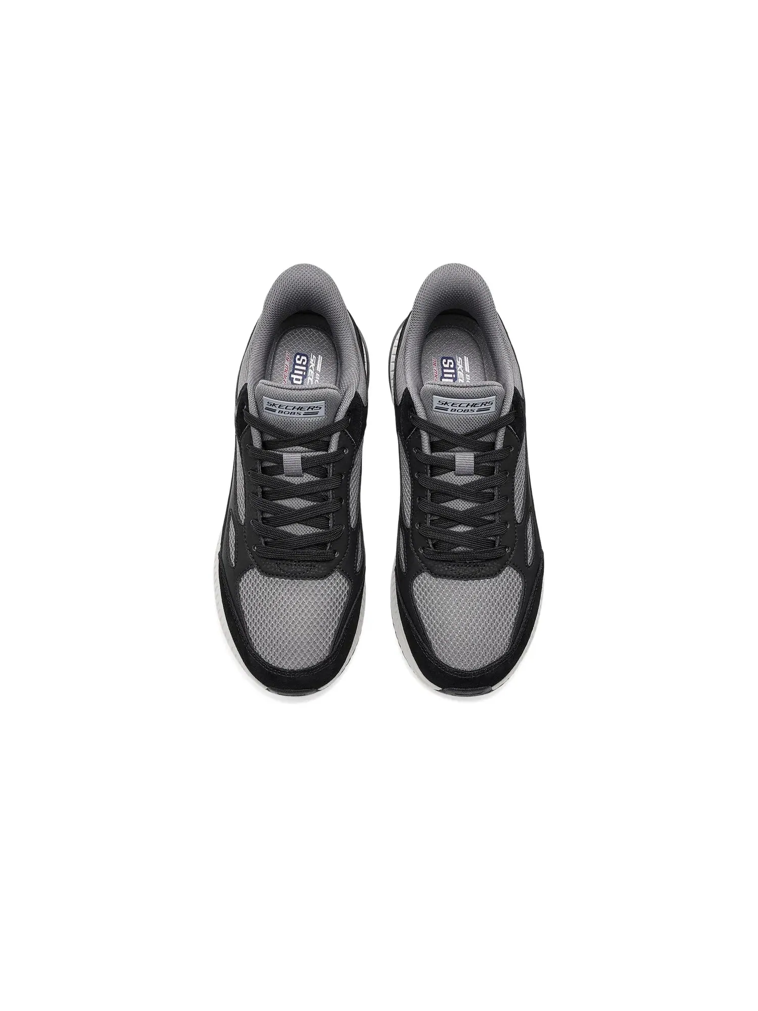 Кроссовки Bobs Squad 4 - Core Look Hands-Free Slip-Ins Bobs From Skechers — изображение 2 из 4, черный/серый