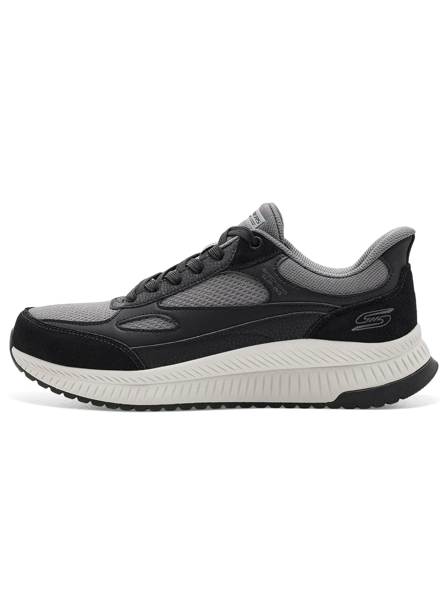 Кроссовки Bobs Squad 4 - Core Look Hands-Free Slip-Ins Bobs From Skechers — изображение 4 из 4, черный/серый
