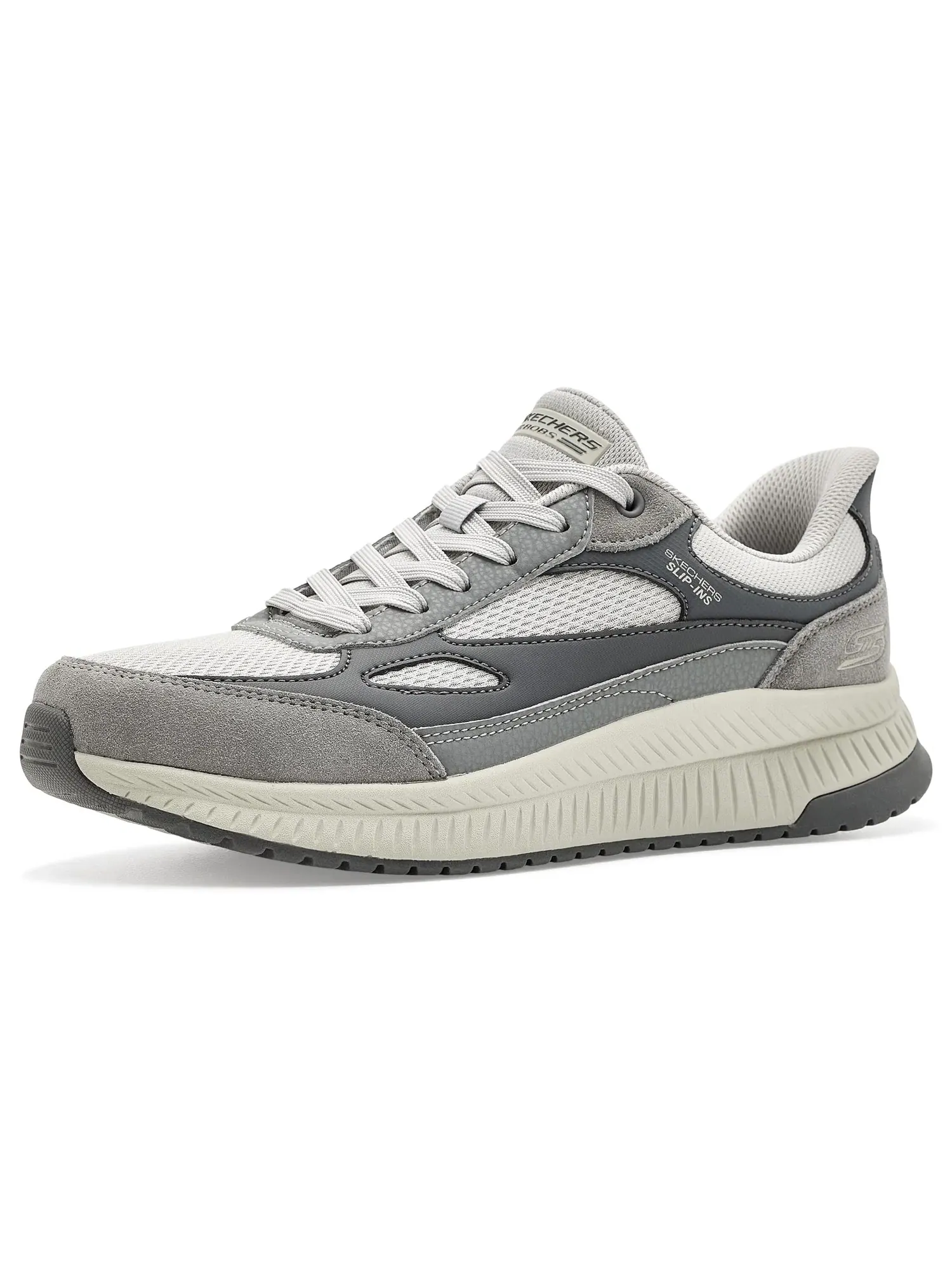 Кроссовки Bobs Squad 4 - Core Look Hands-Free Slip-Ins Bobs From Skechers — изображение 1 из 4, серый/мульти