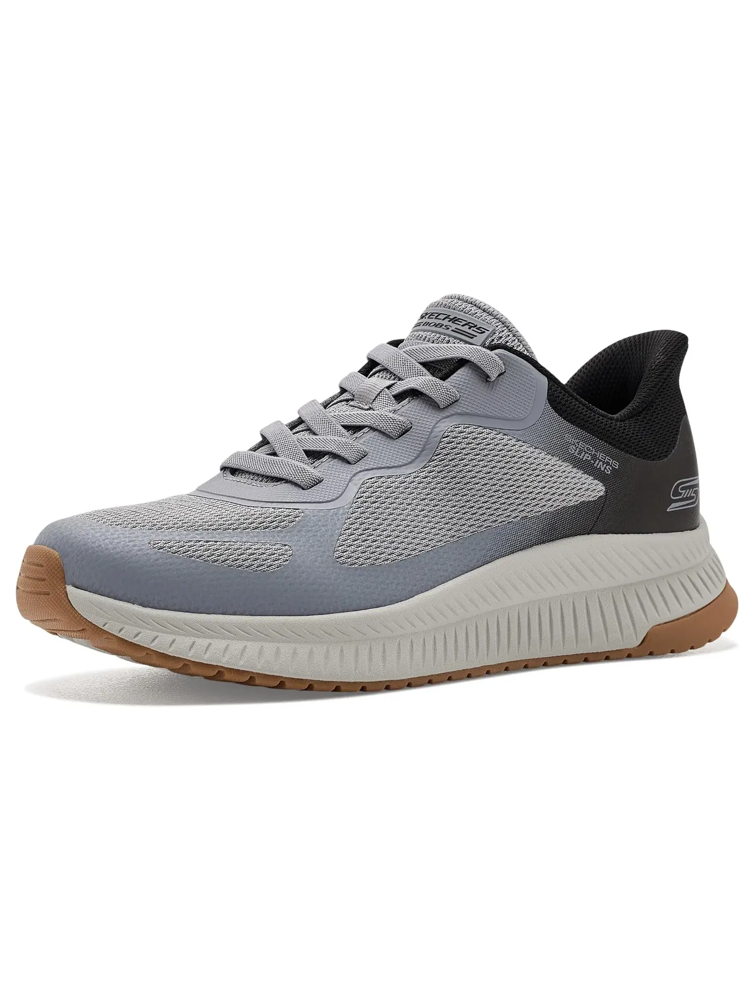Кроссовки Bobs Sport Squad Chaos 4 Hands-Free Slip-Ins Bobs From Skechers — изображение 1 из 4, серый/мульти