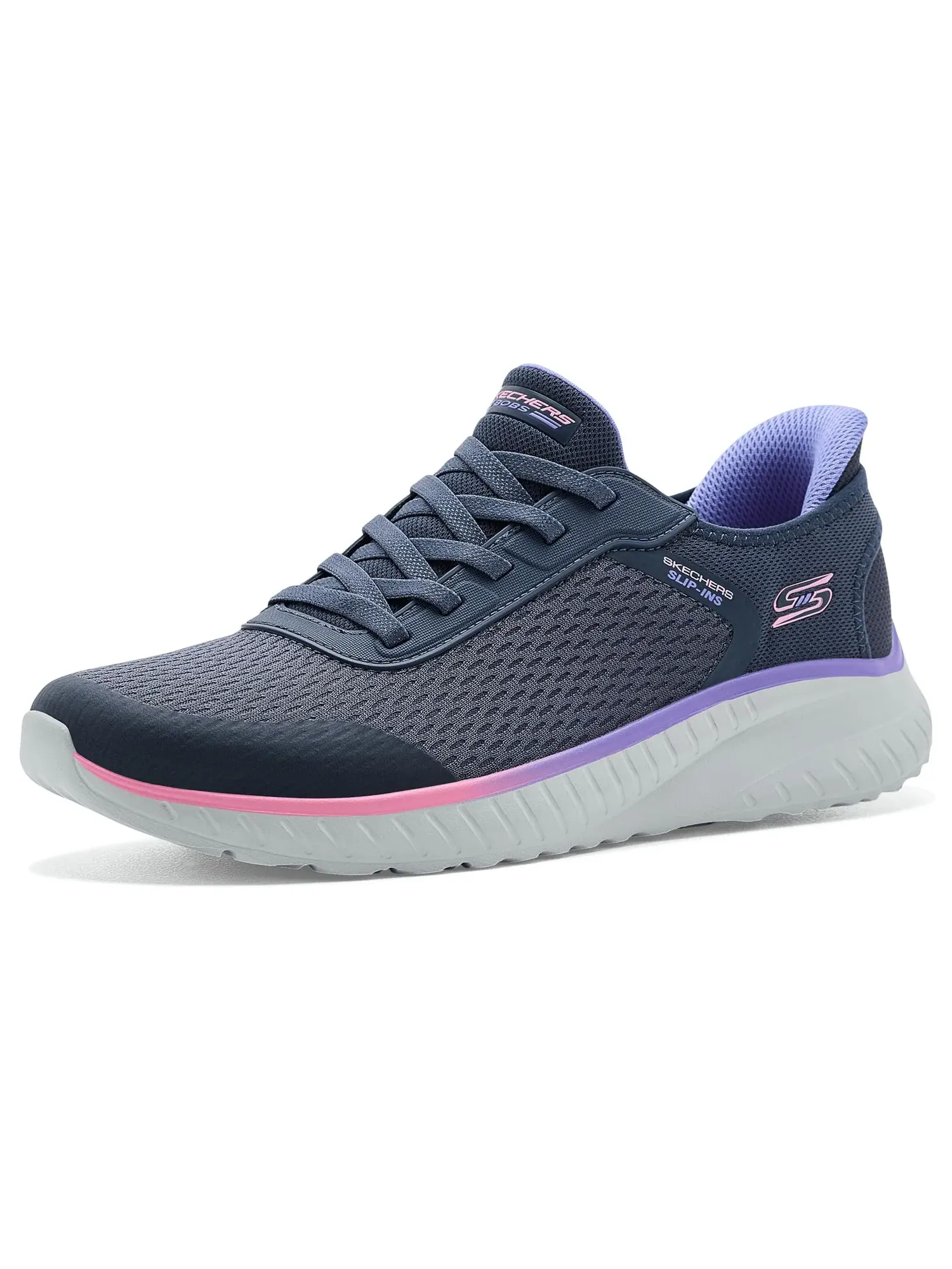 Кроссовки Squad Chaos - Ombre Paradise Bobs From Skechers — изображение 1 из 4, темный темно-синий