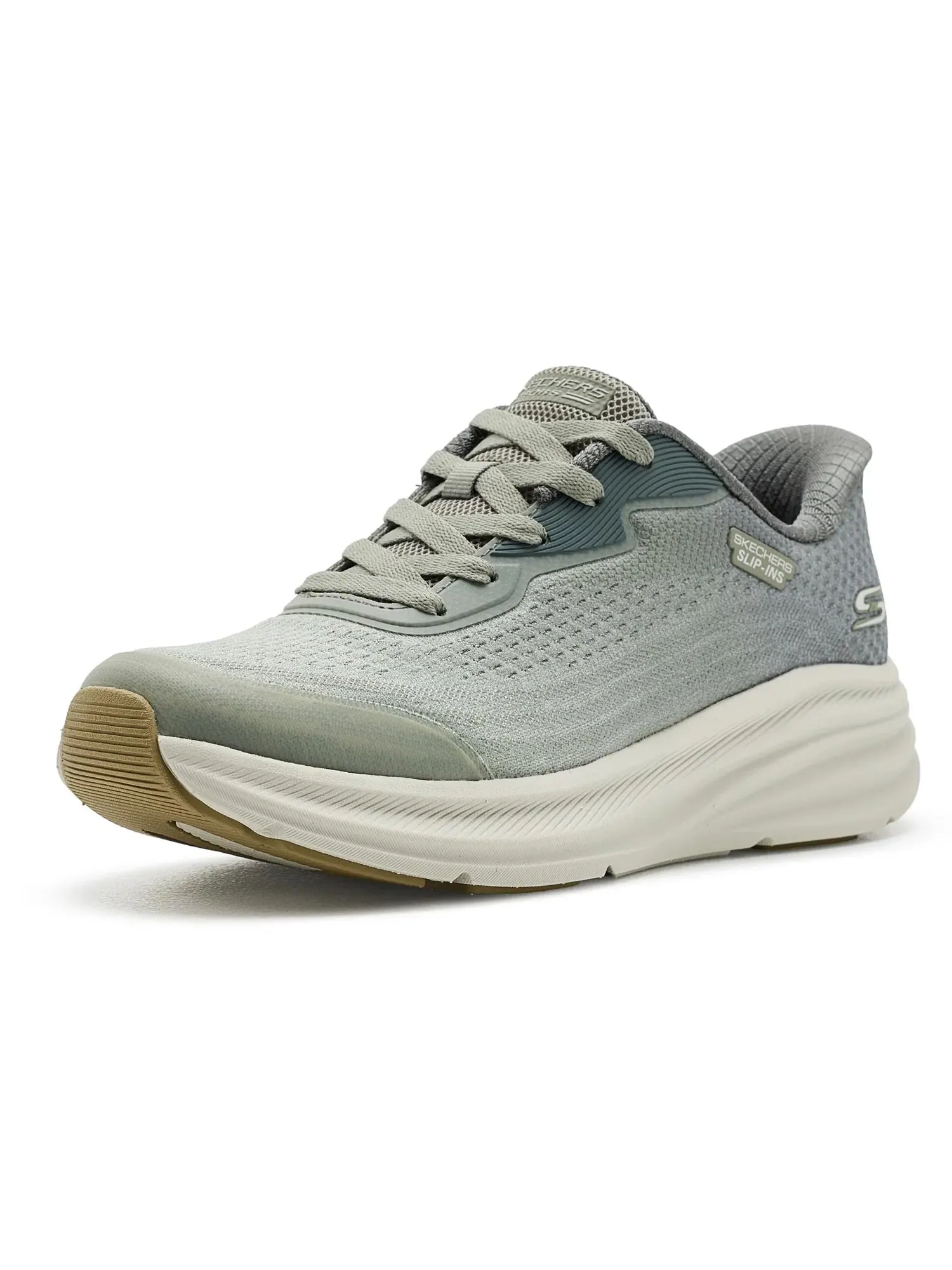 Кроссовки Skillz - Airy Stride Bobs From Skechers — изображение 1 из 4, оливковый