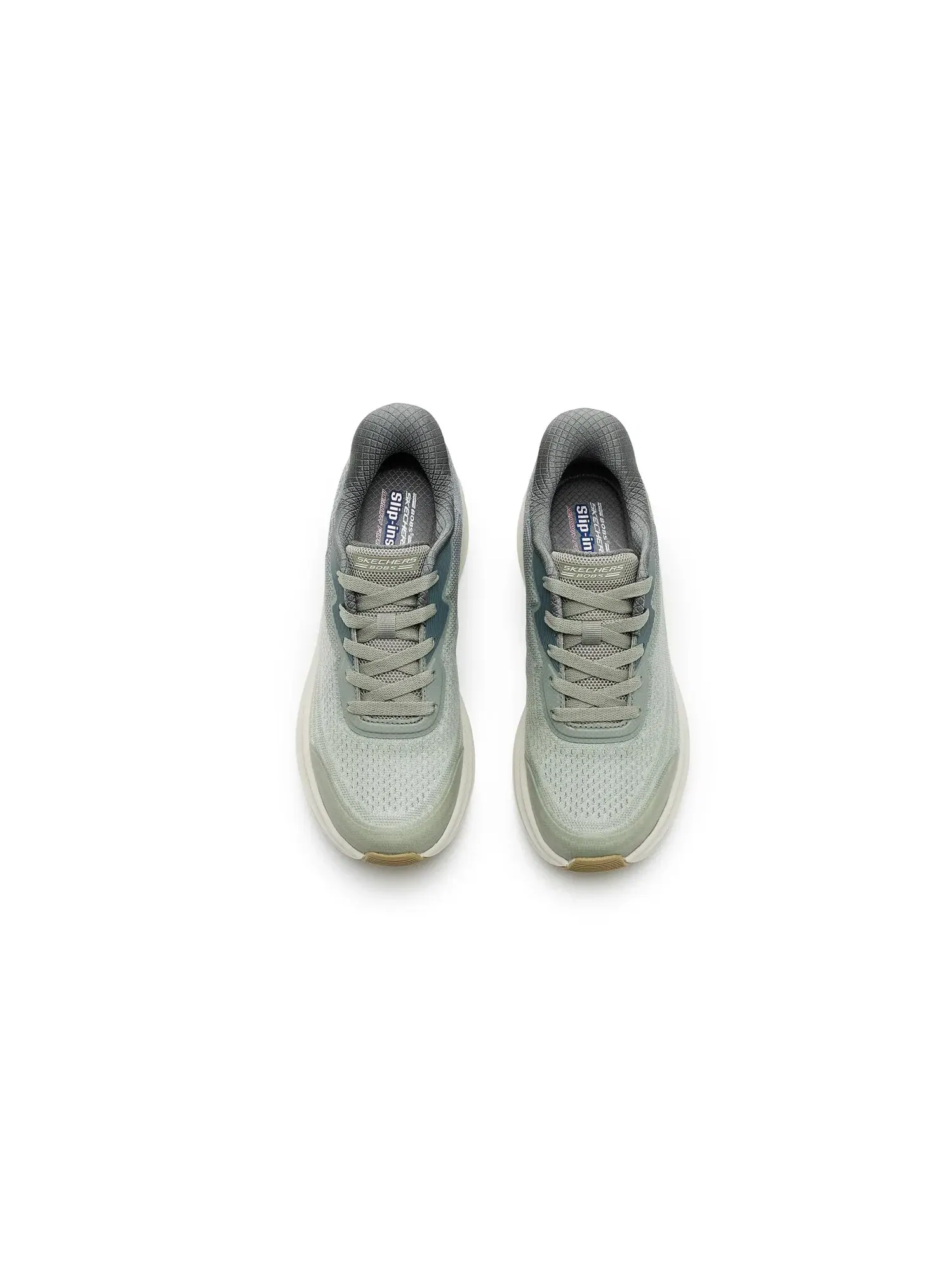 Кроссовки Skillz - Airy Stride Bobs From Skechers — изображение 2 из 4, оливковый