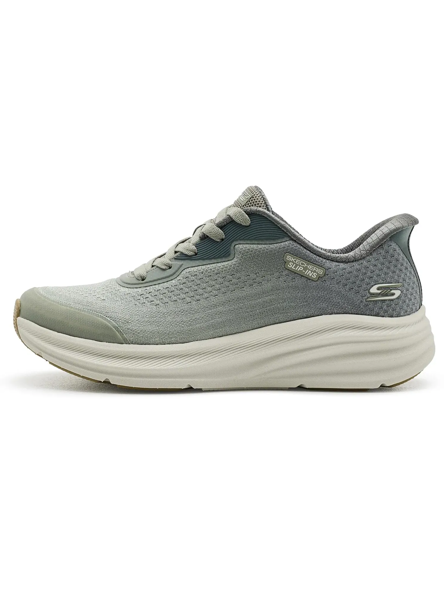 Кроссовки Skillz - Airy Stride Bobs From Skechers — изображение 4 из 4, оливковый