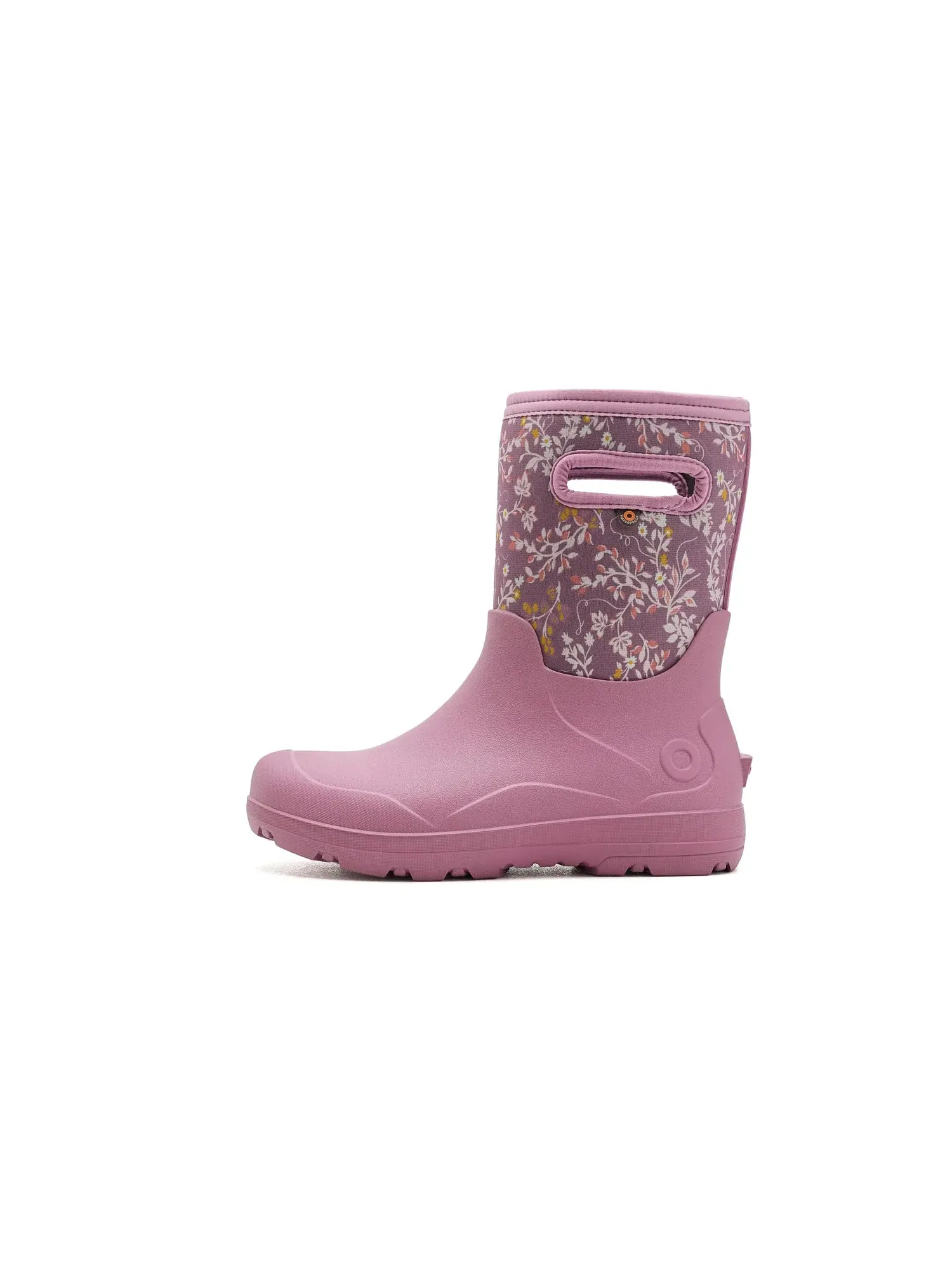 Бесшовные ботинки York Seamless-Demure Floral (для маленьких и больших детей) Bogs Kids — изображение 4 из 4, розовый
