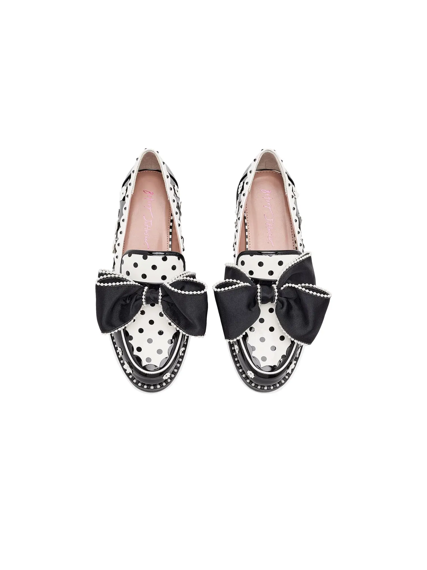 Лоферы Hurley Blue By Betsey Johnson — изображение 2 из 4, черный/белый