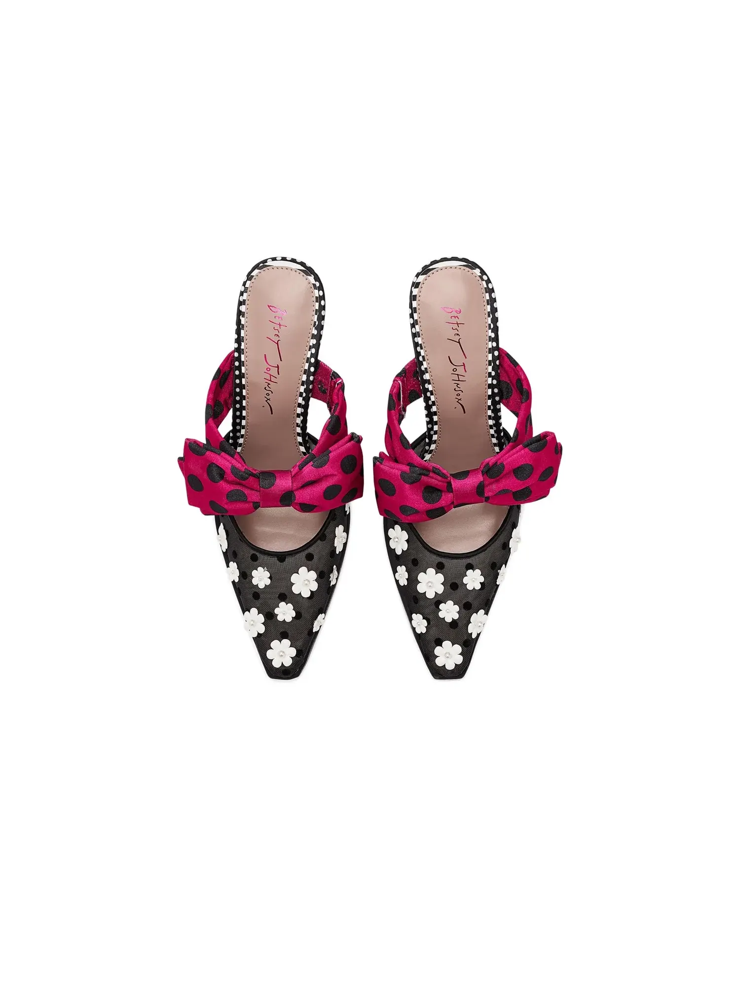 Туфли Naomi Blue By Betsey Johnson — изображение 2 из 4, черный/белый/мульти