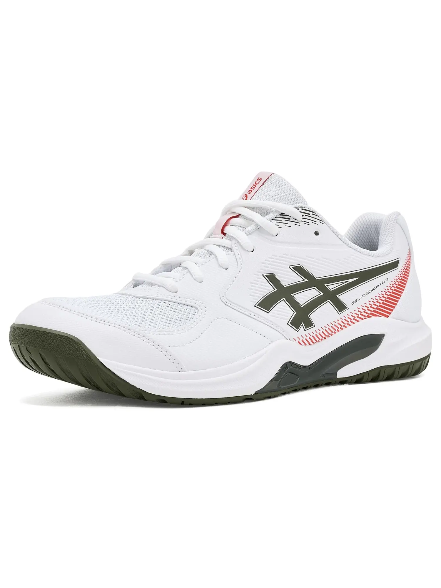 Кроссовки GEL-Dedicate 9 Asics — изображение 1 из 4, белый/винтажный хаки